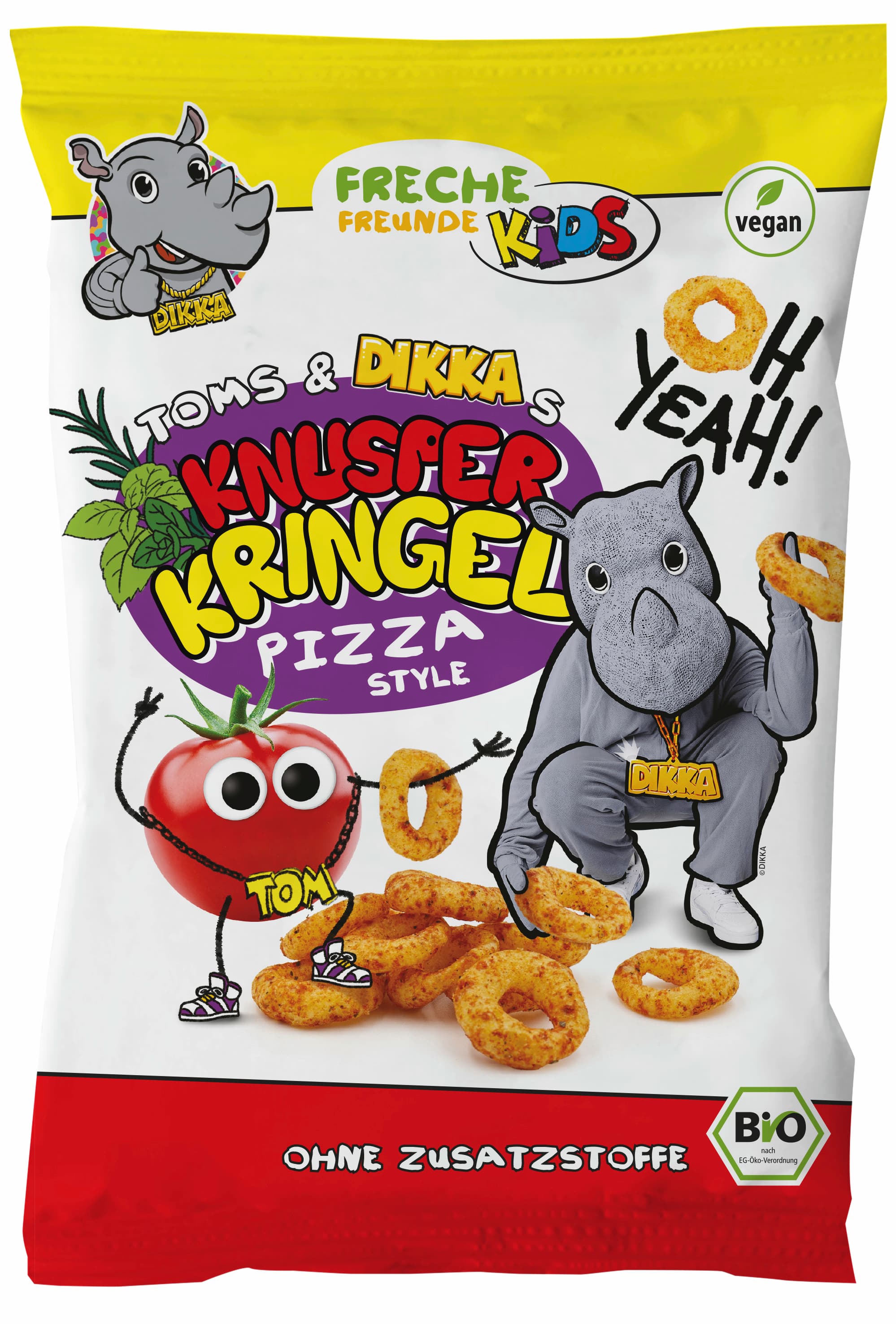 Freche Freunde Kids Bio Knusper Kringel Pizza Style