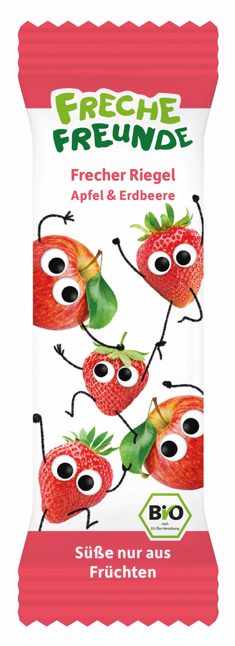 Freche Freunde Bio Riegel Apfel & Erdbeere