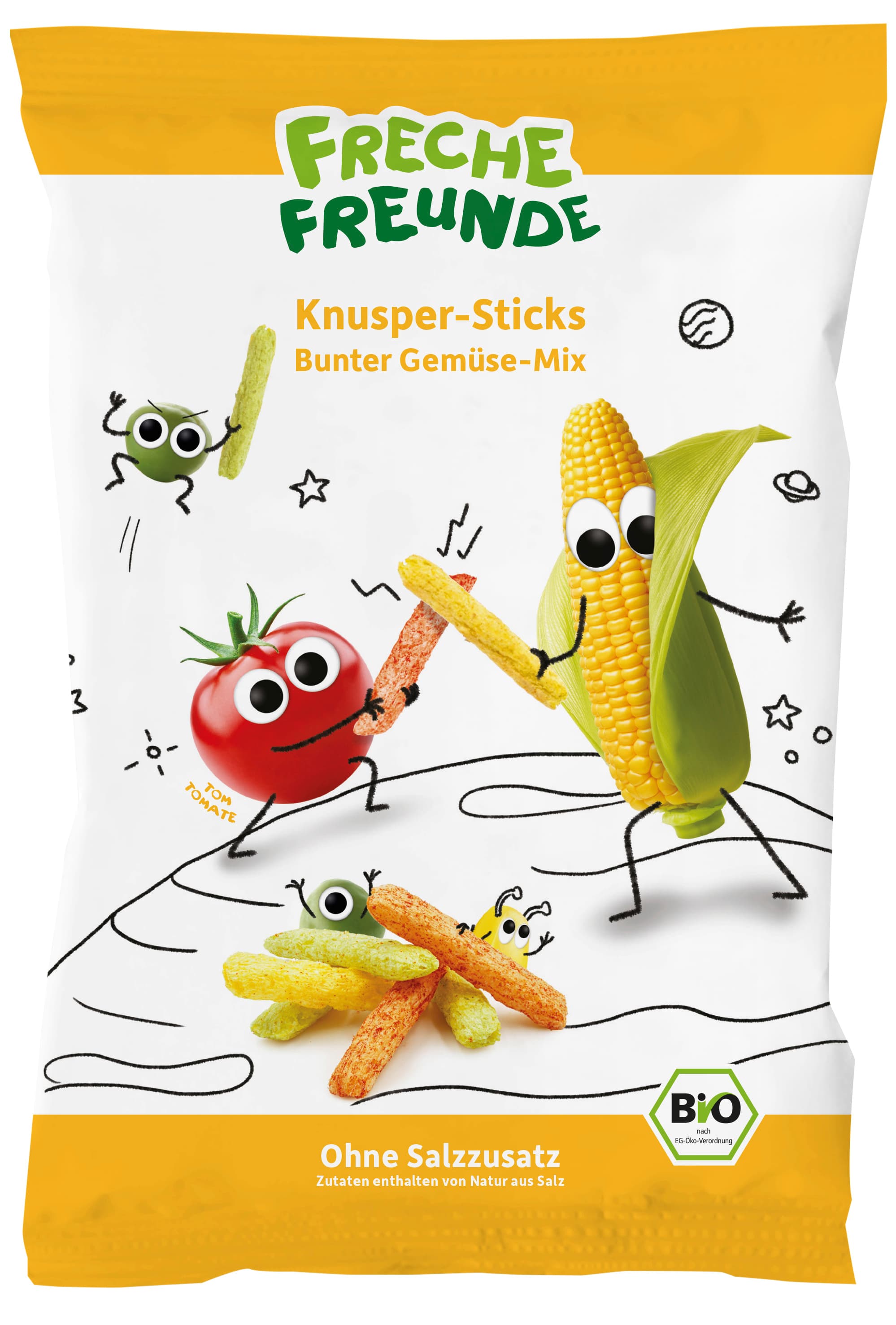 Freche Freunde Bio Knuspersticks Bunter Gemüsemix