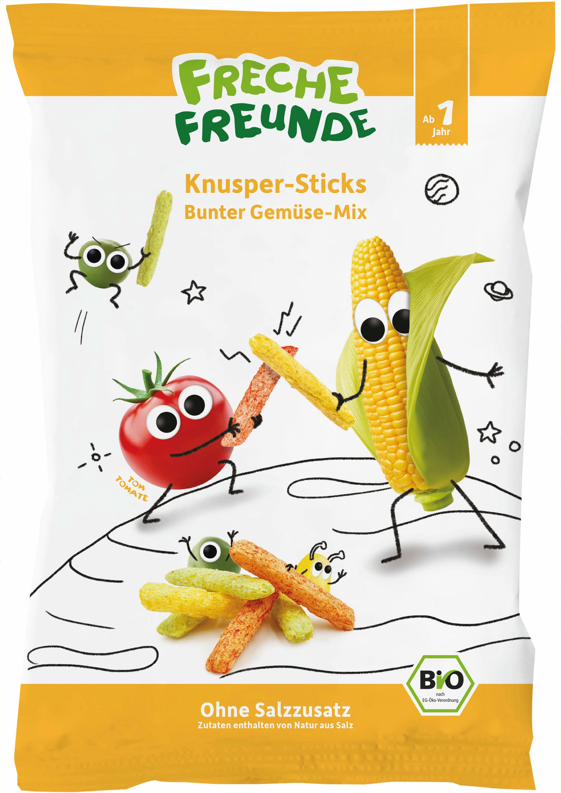 Freche Freunde Bio Knuspersticks Bunter Gemüsemix
