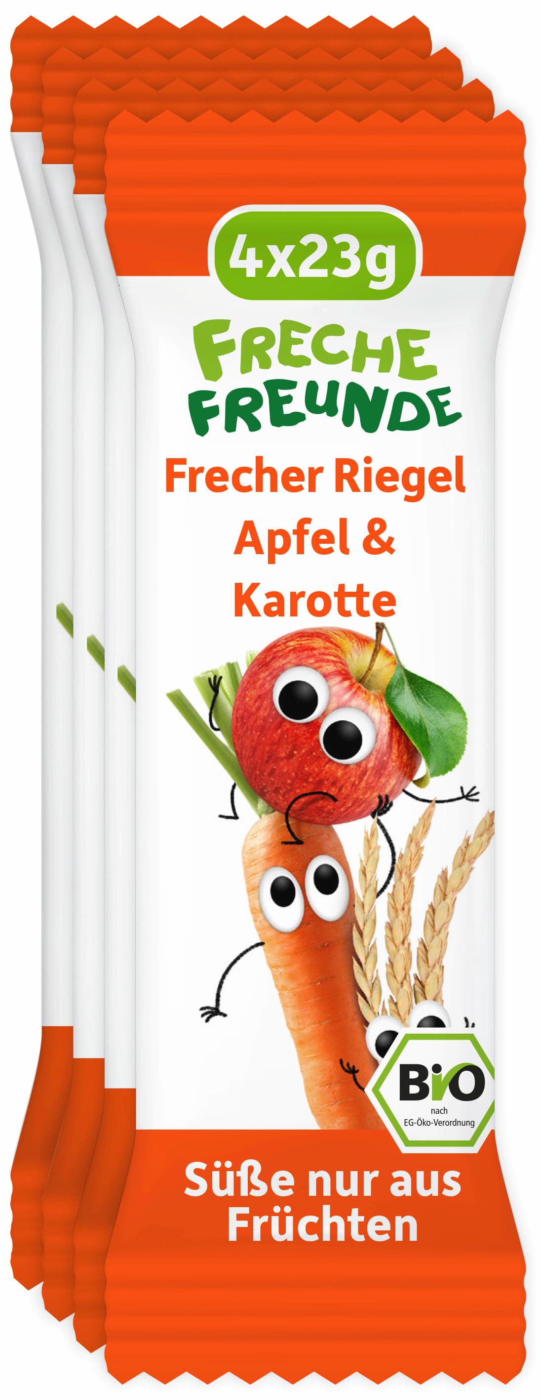 Freche Freunde Bio Riegel Apfel & Karotte