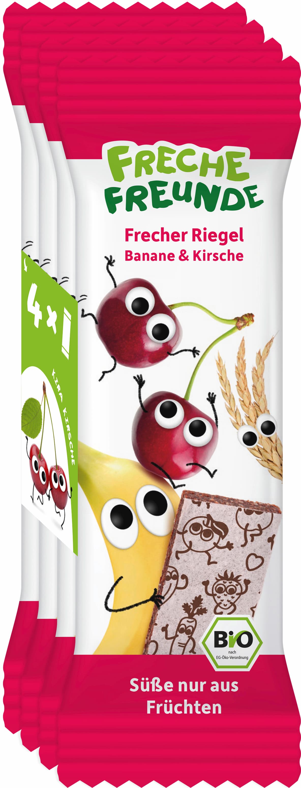 Freche Freunde Bio Riegel Banane & Kirsche