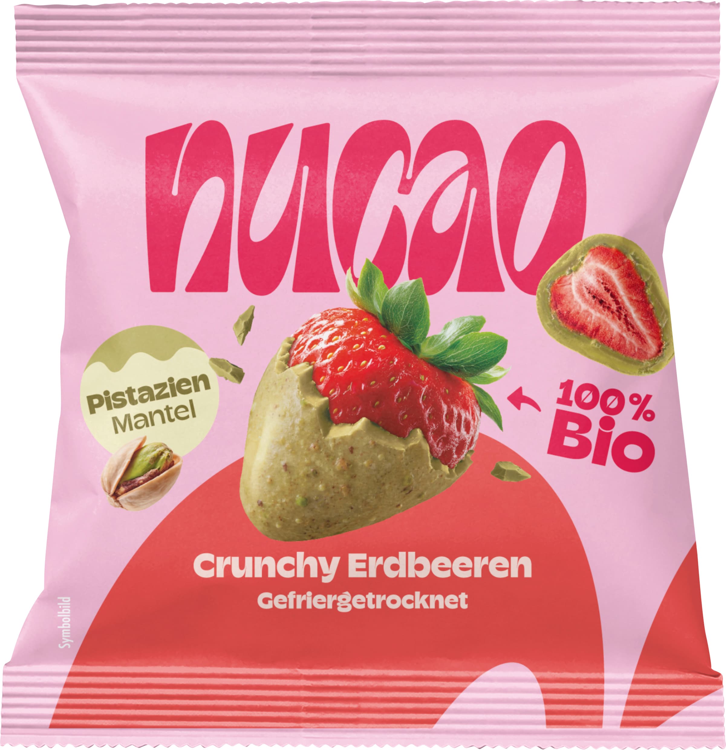 nucao Bio fruits Crunchy Pistazien Erdbeeren