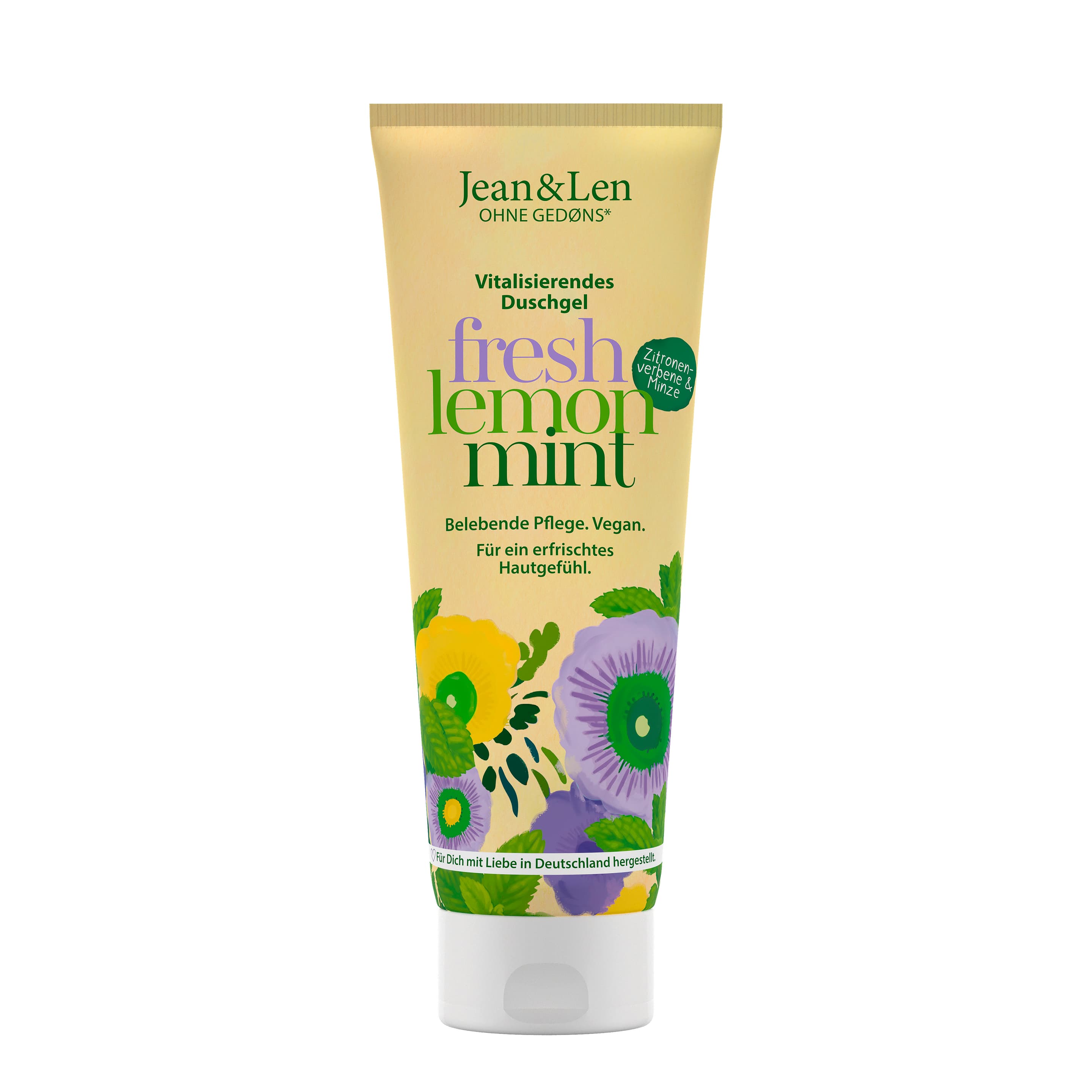 Jean&Len Vitalisierendes Duschgel Zitronenverben & Minze