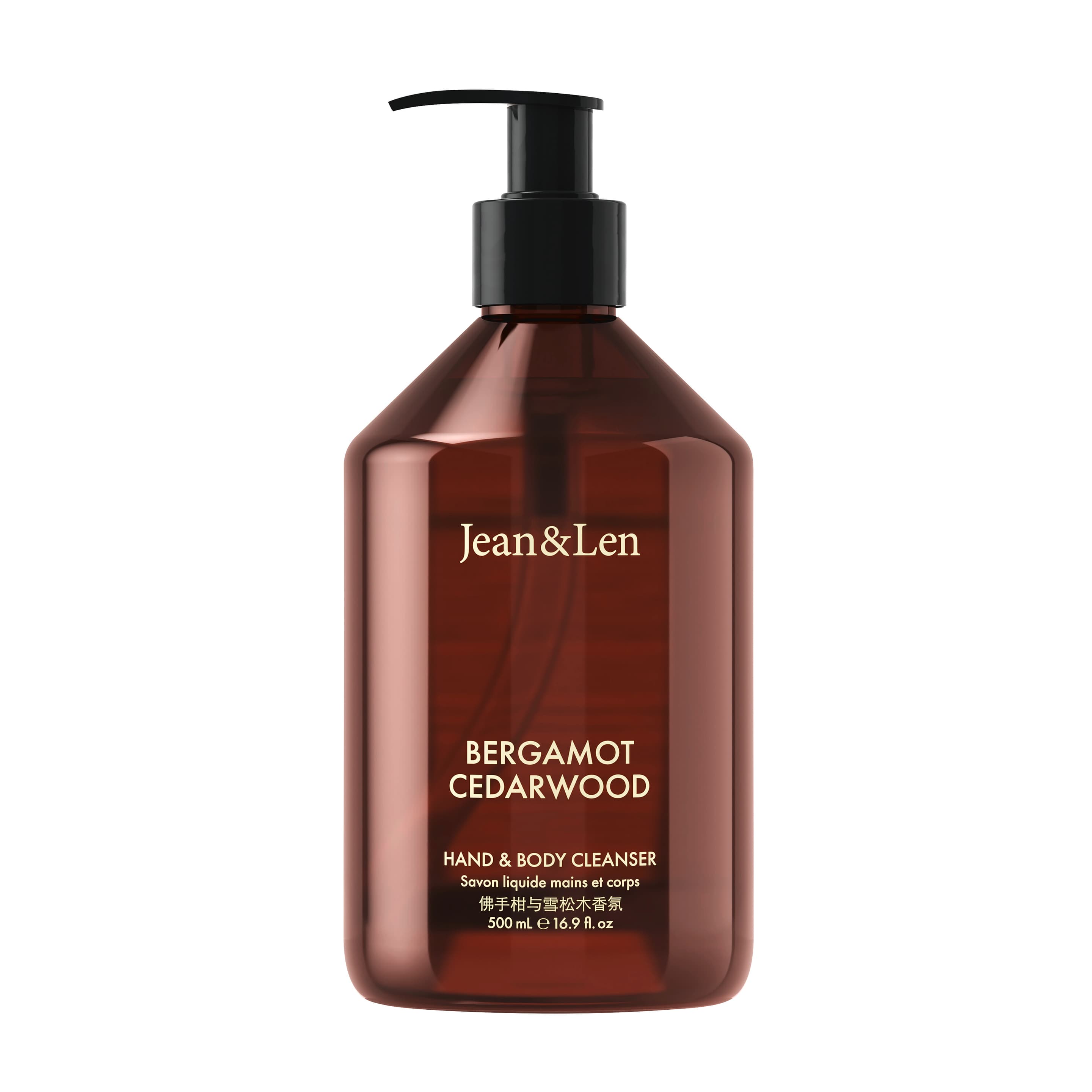 Jean&Len Hand & Body Cleanser Bergamot/Cedarwood