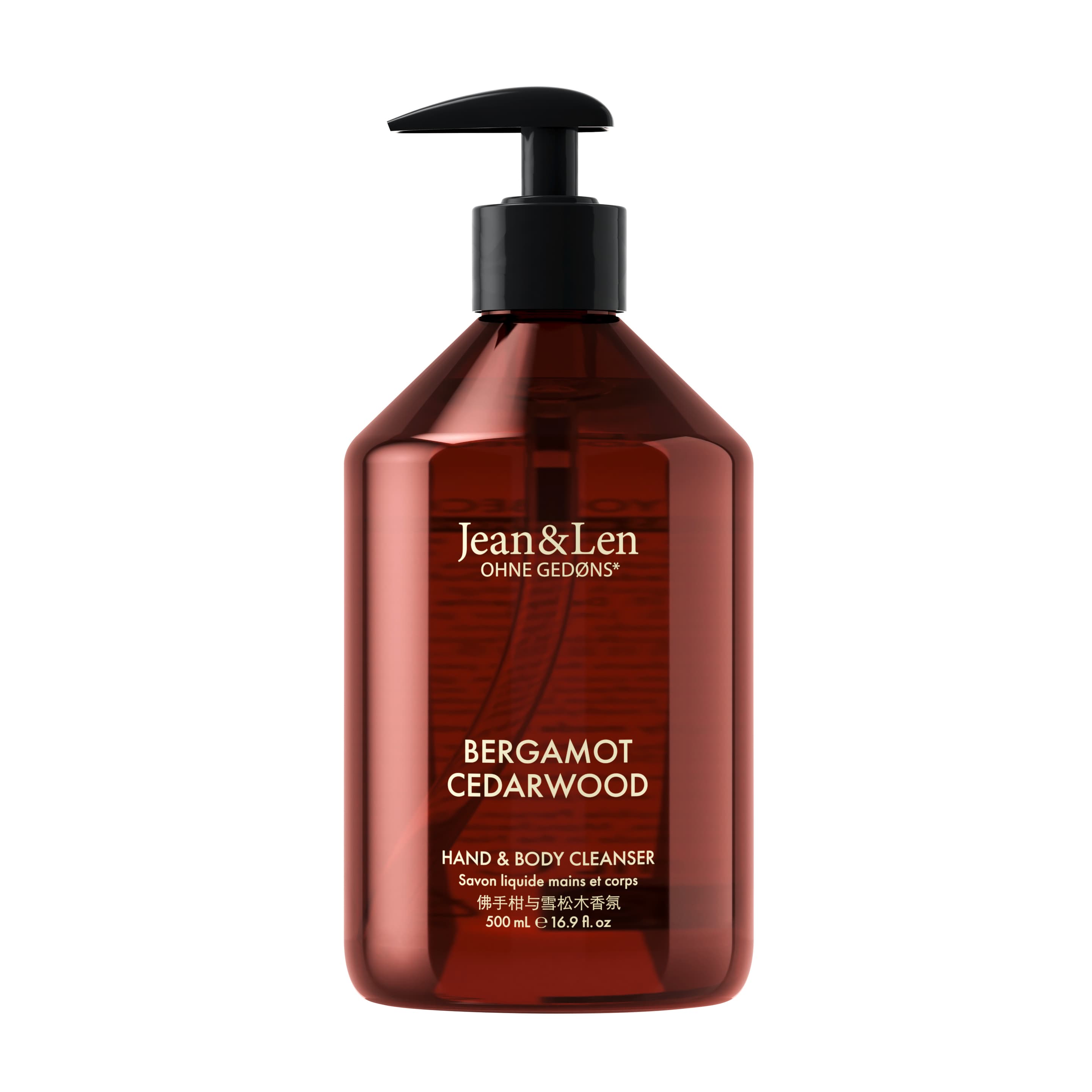 Jean&Len Hand & Body Cleanser Bergamot/Cedarwood