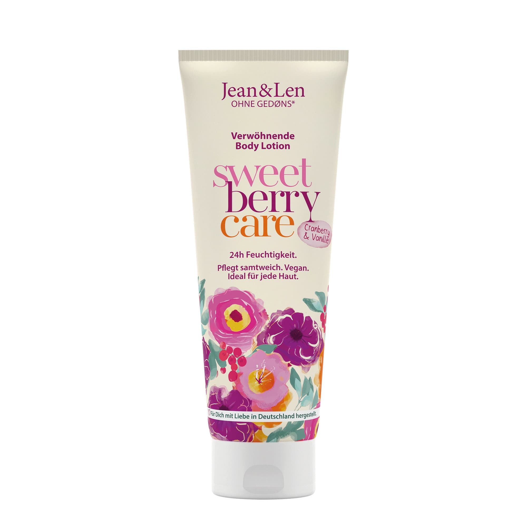 Jean&Len losion za tijelo s okusom brusnice i vanilije