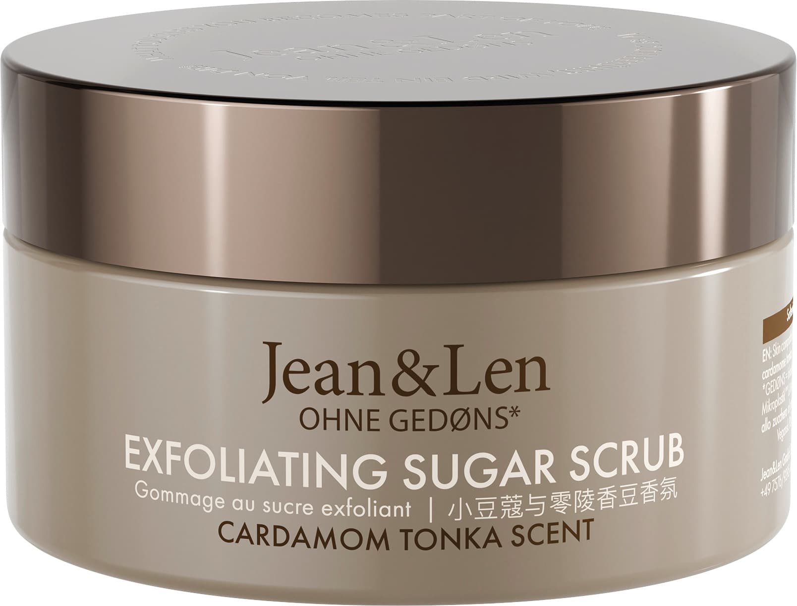 Jean&Len Body Sugar Scrub Cardamom/Tonka