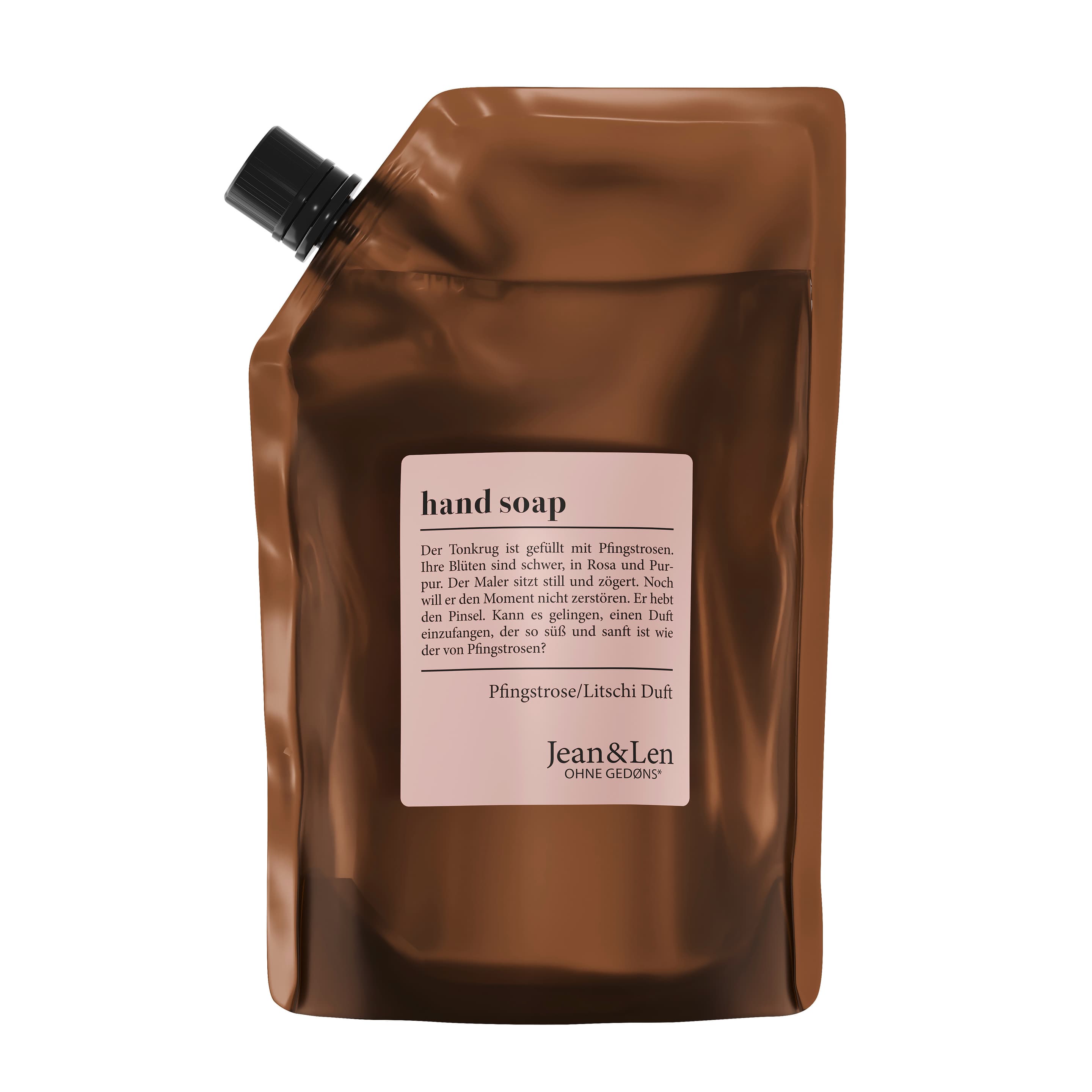 Jean&Len Handseife Pfingstrose & Litschi Nachfüllbeutel
