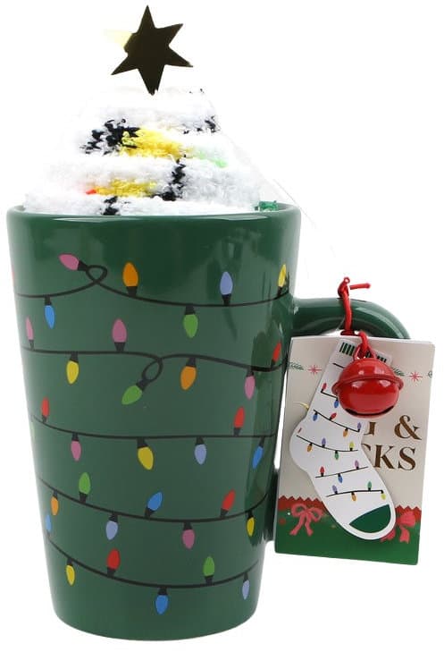 DOLCE VITA GIFTS Tasse & Socken X-Mas Geschenkpackung