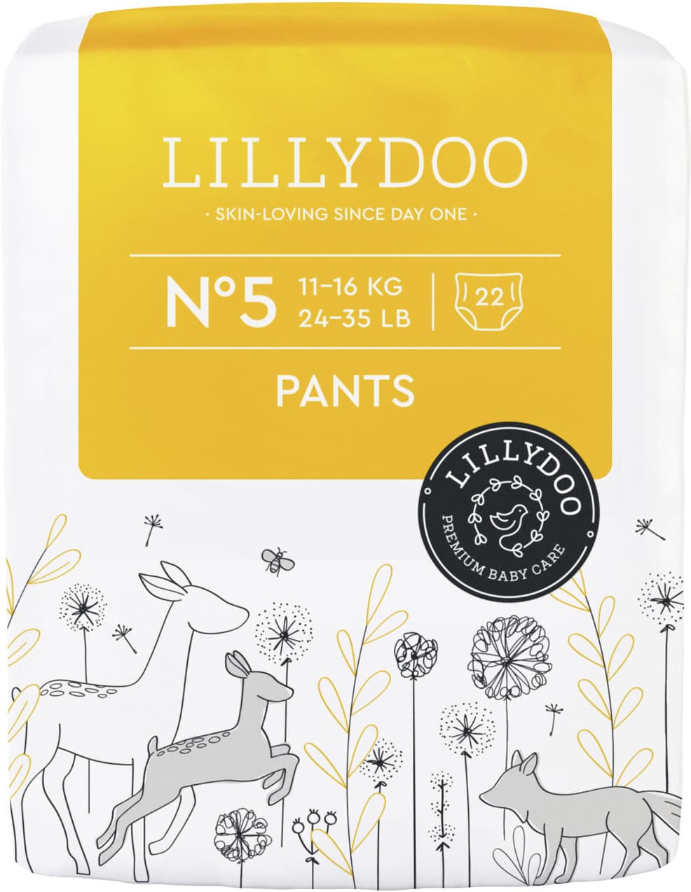 LILLYDOO Hautfreundliche Pants, Größe 5 (11-16kg)