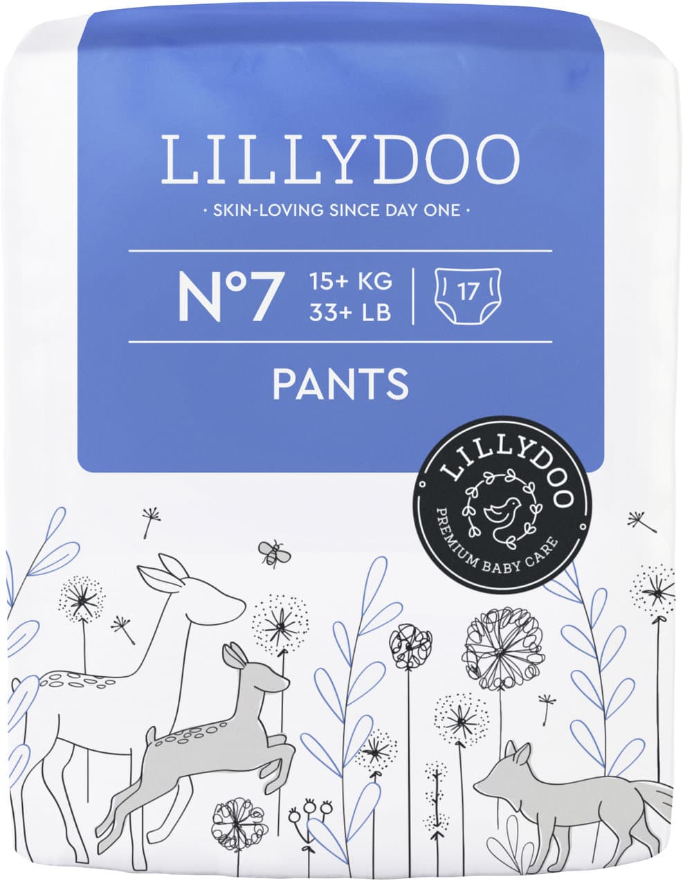 LILLYDOO Hautfreundliche Pants, Größe 7 (15+kg)