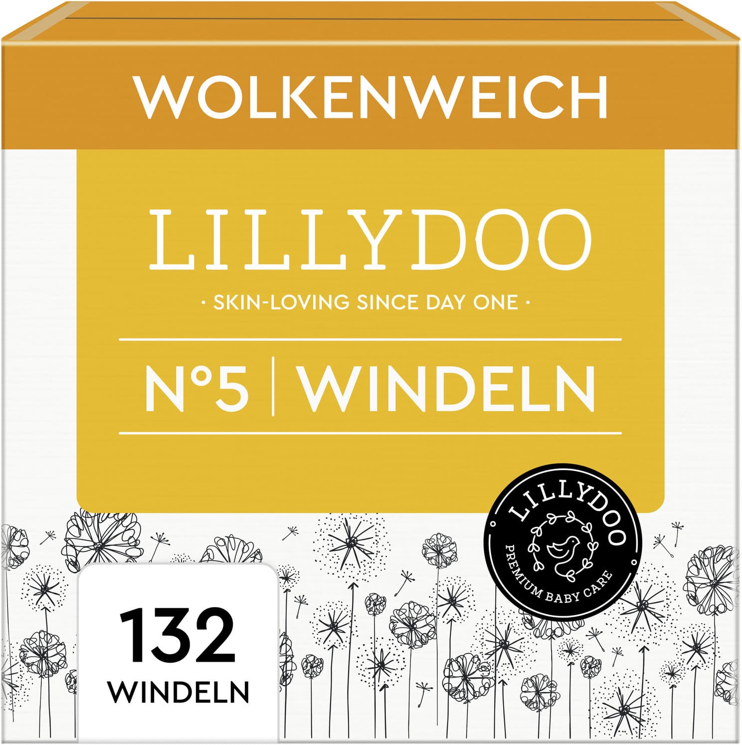 LILLYDOO Hautfreundliche Windeln Monatsbox, Größe 5 (11-16kg)