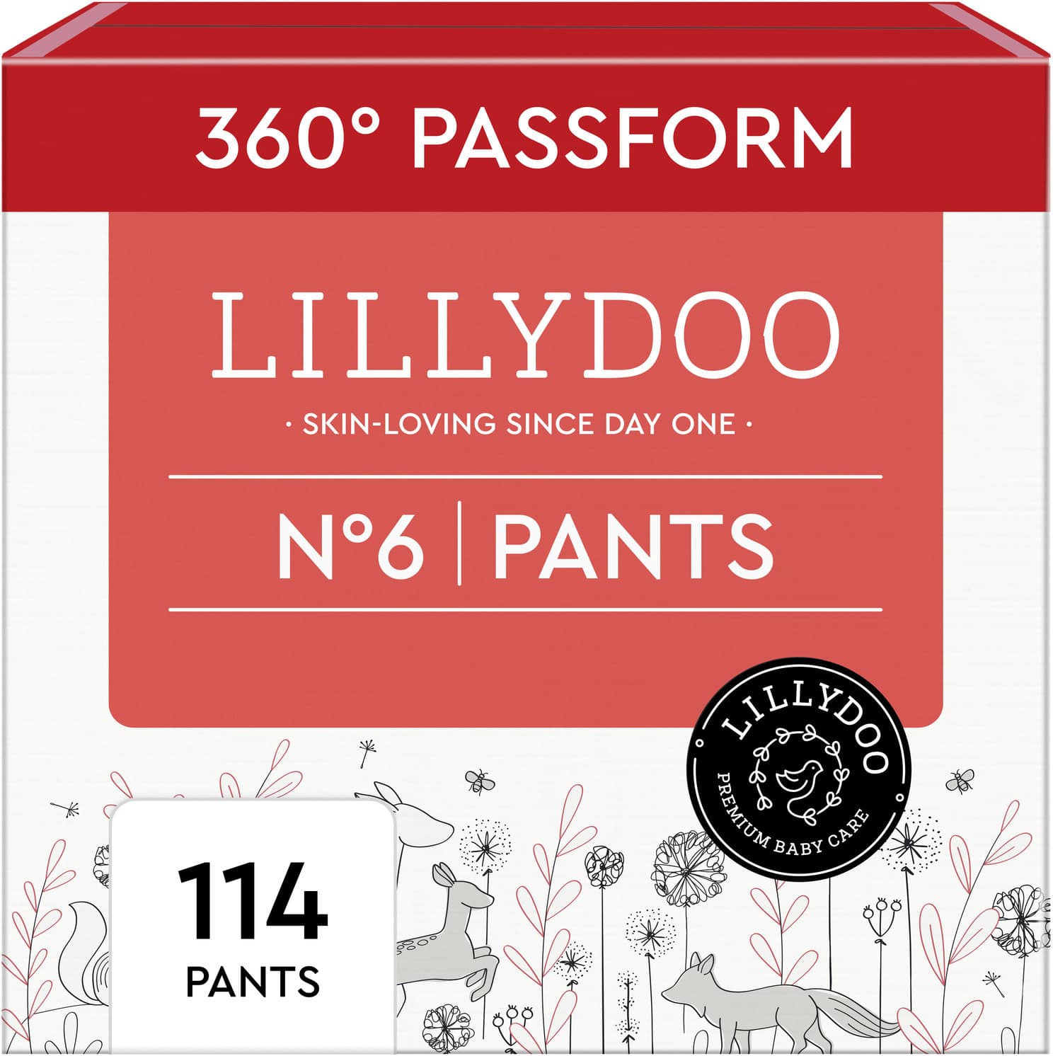 LILLYDOO Hautfreundliche Pants Monatsbox, Größe 6 (13+kg)