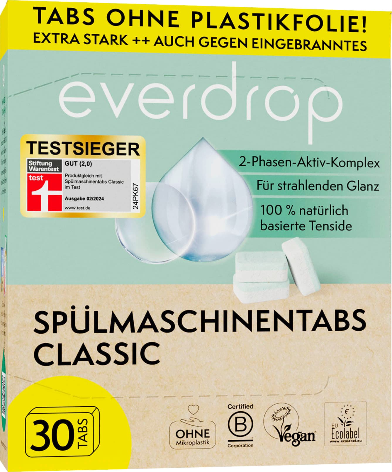 Everdrop Spülmaschinentabs Classic