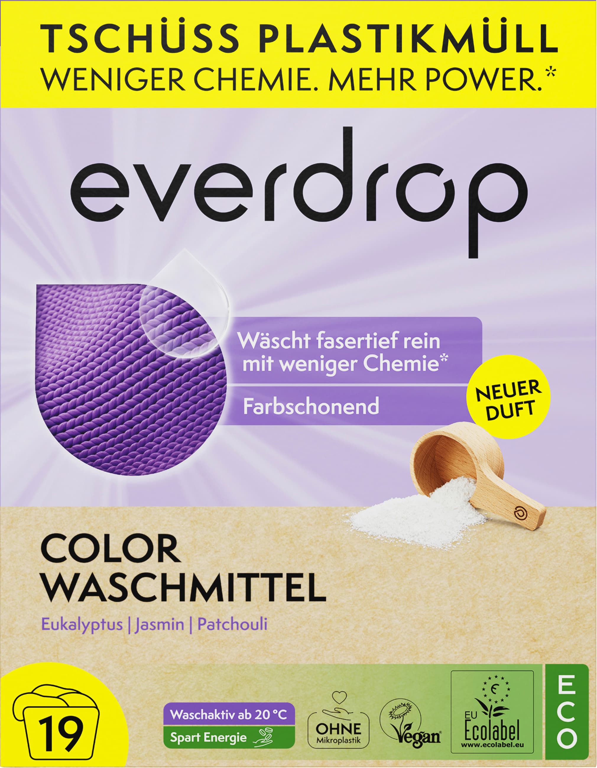 everdrop Colorwaschmittel Pulver