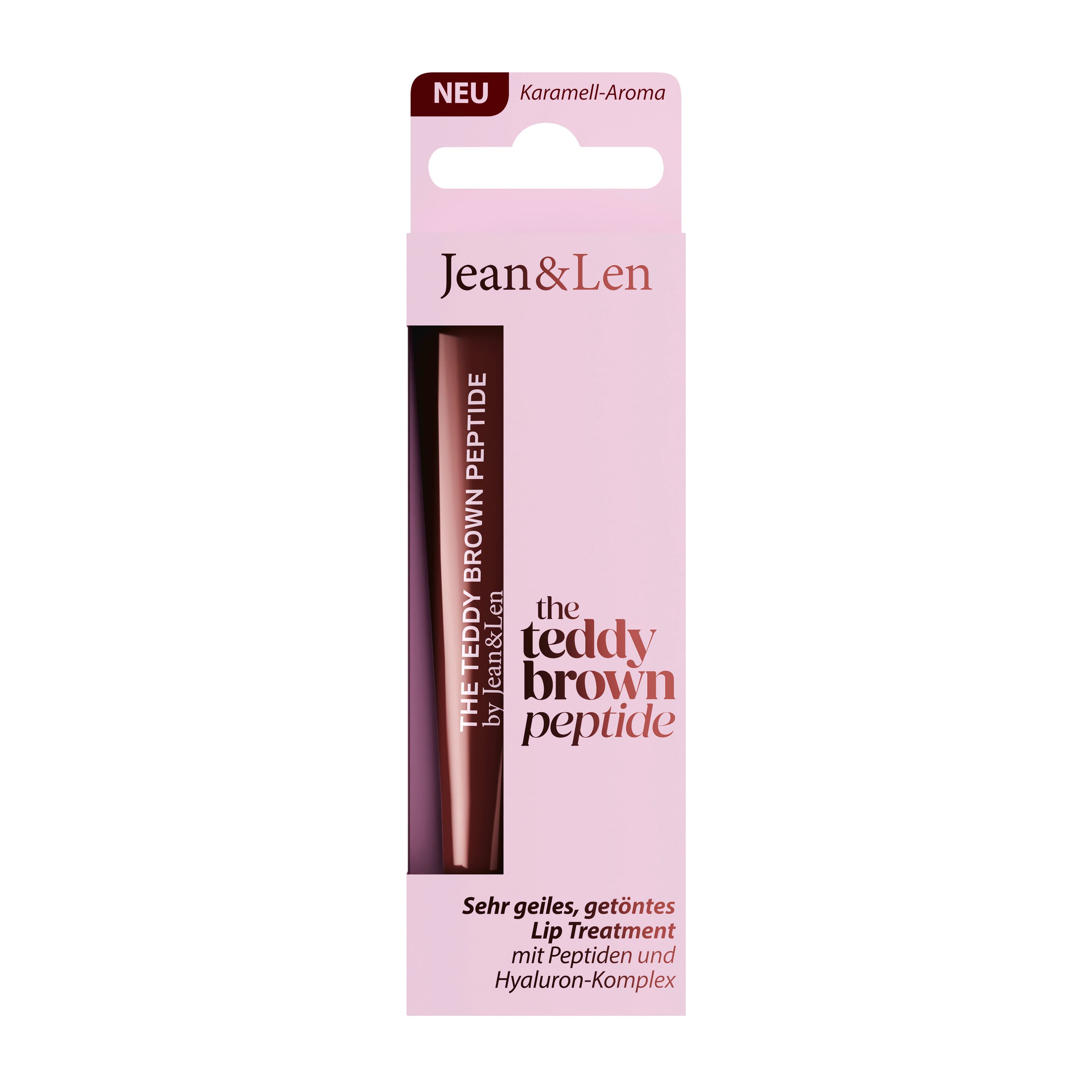 Jean&Len Lipgloss The Teddy Brown Peptide