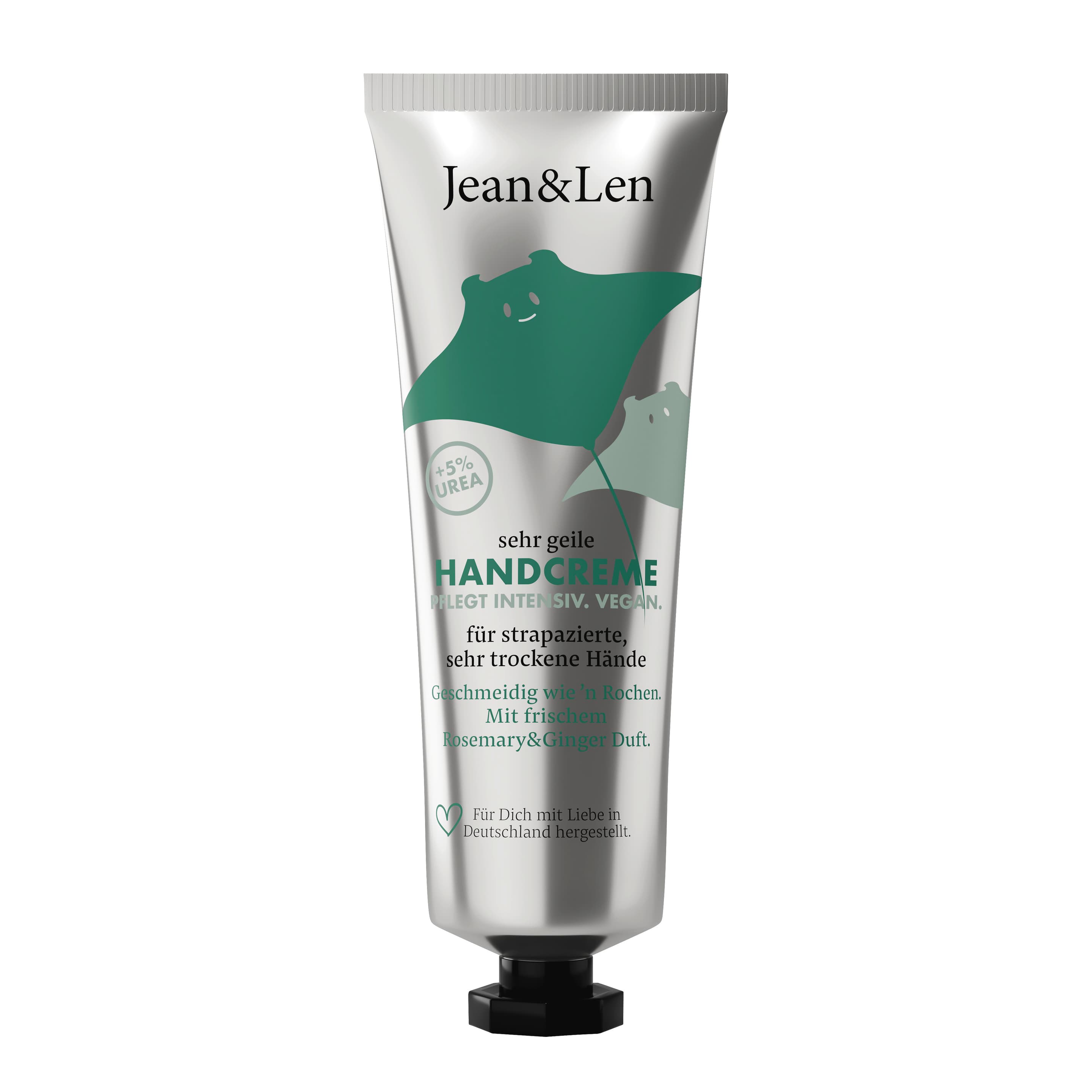 Jean&Len Handcreme Rochen 5% Urea Rosemary/Ginger