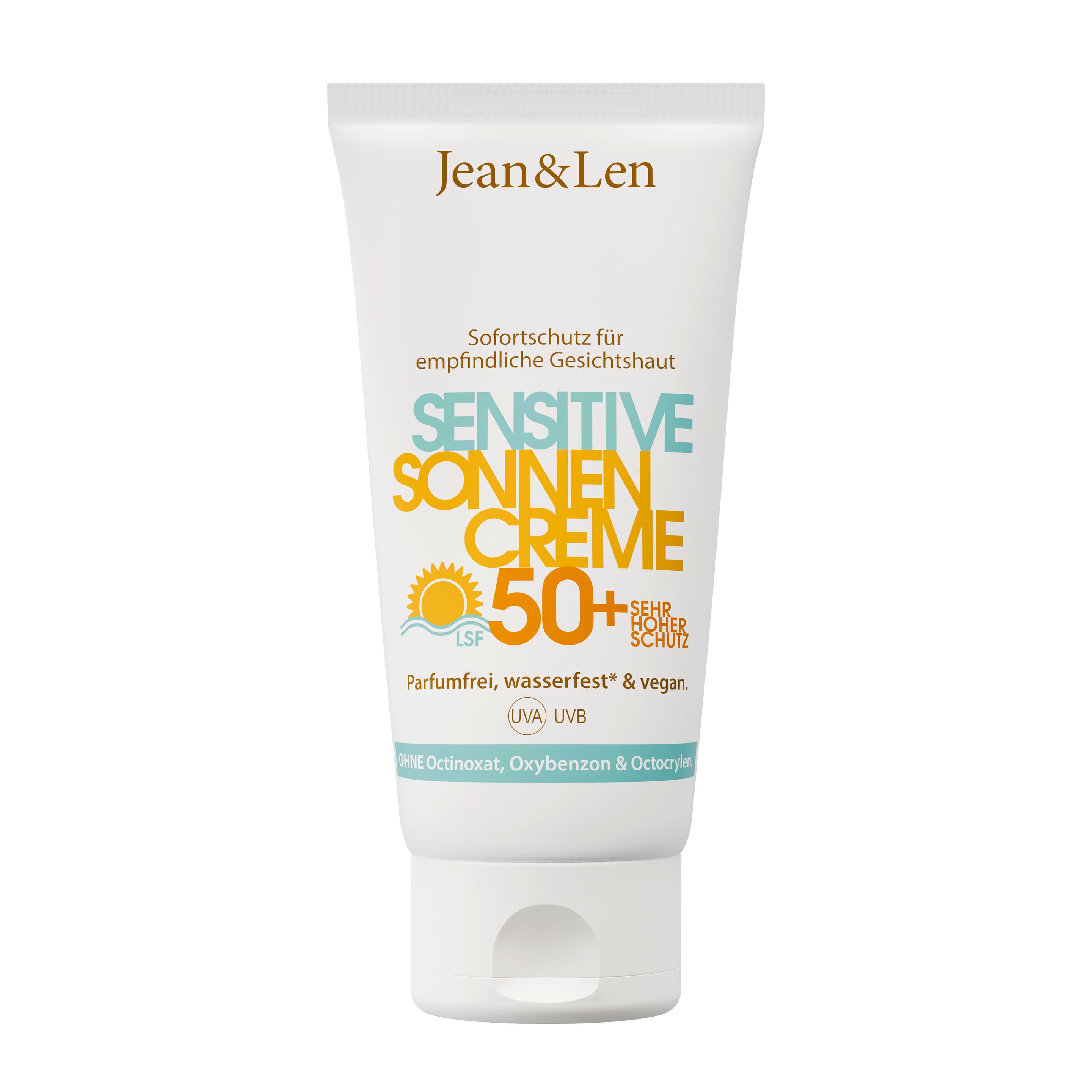 Jean&Len Sensitiv Sonnencreme Gesicht LSF 50+
