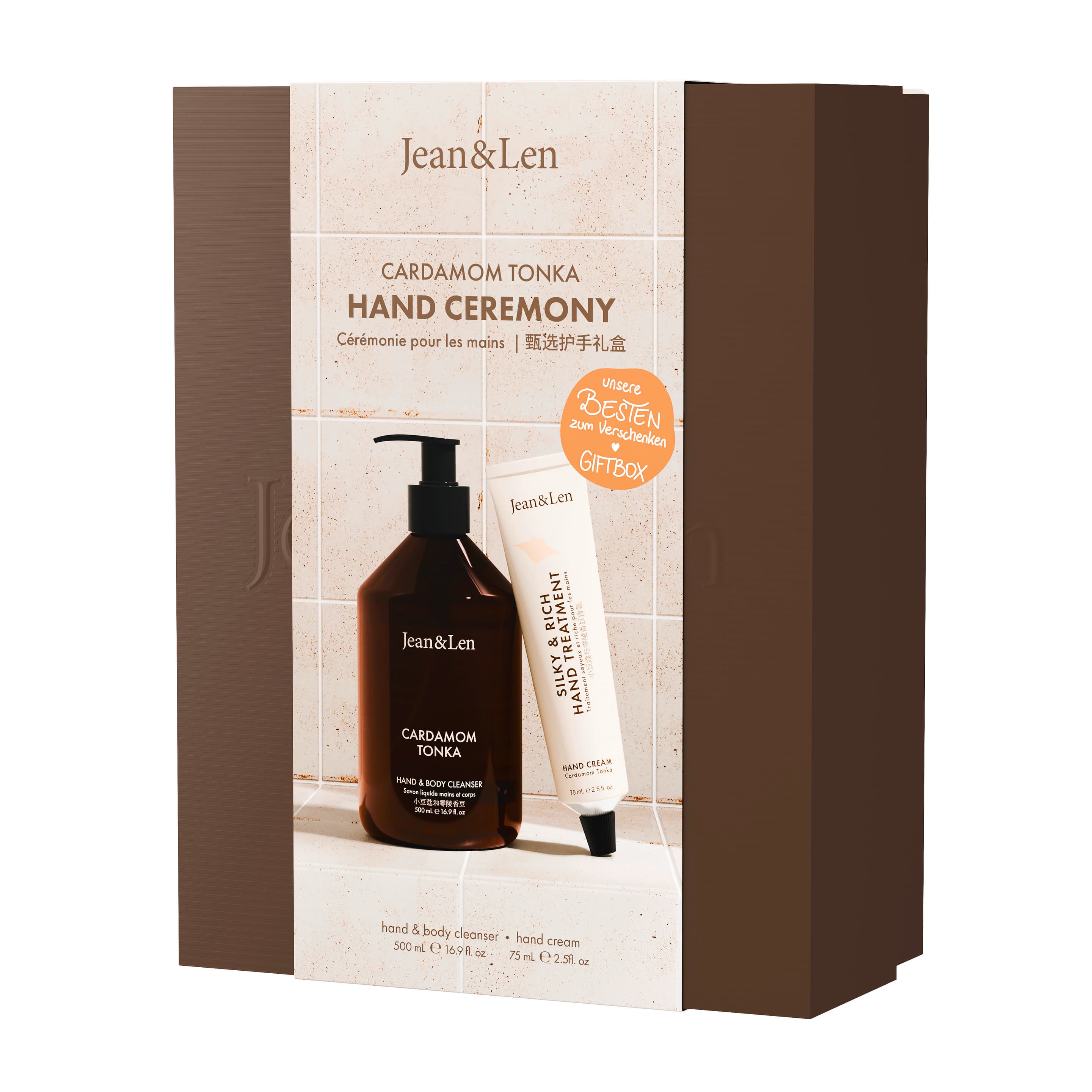 Jean&Len Gift Box Hand Ceremony Cardamom/Tonka