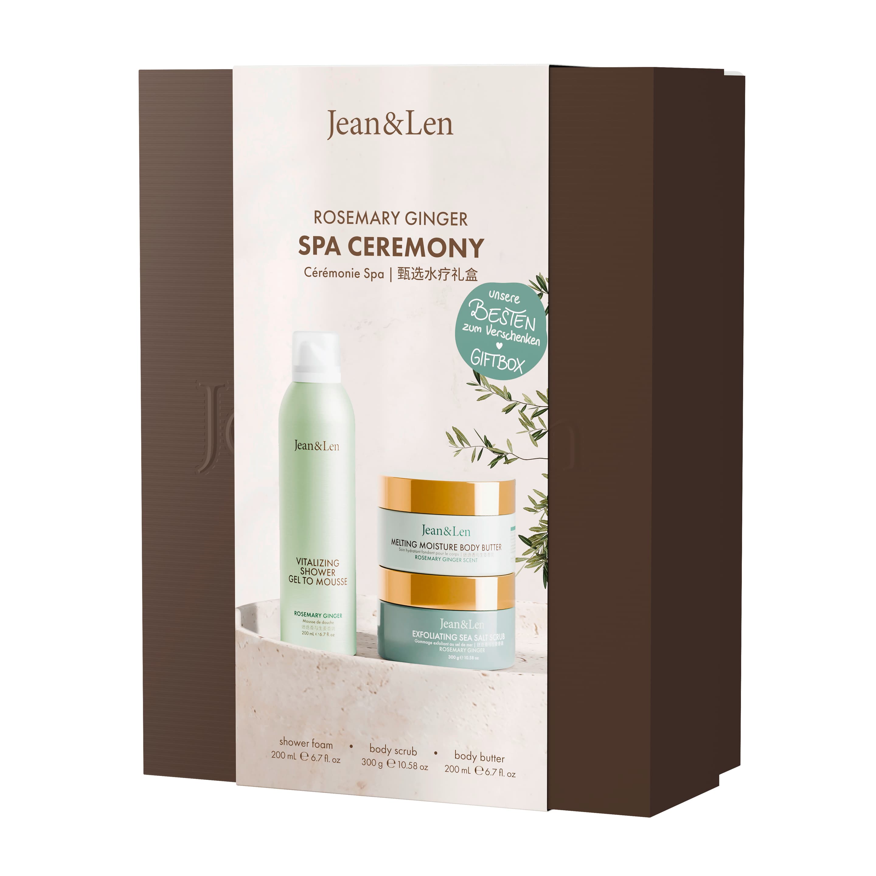Jean&Len Gift Box Spa Ceremony Rosemary/Ginger