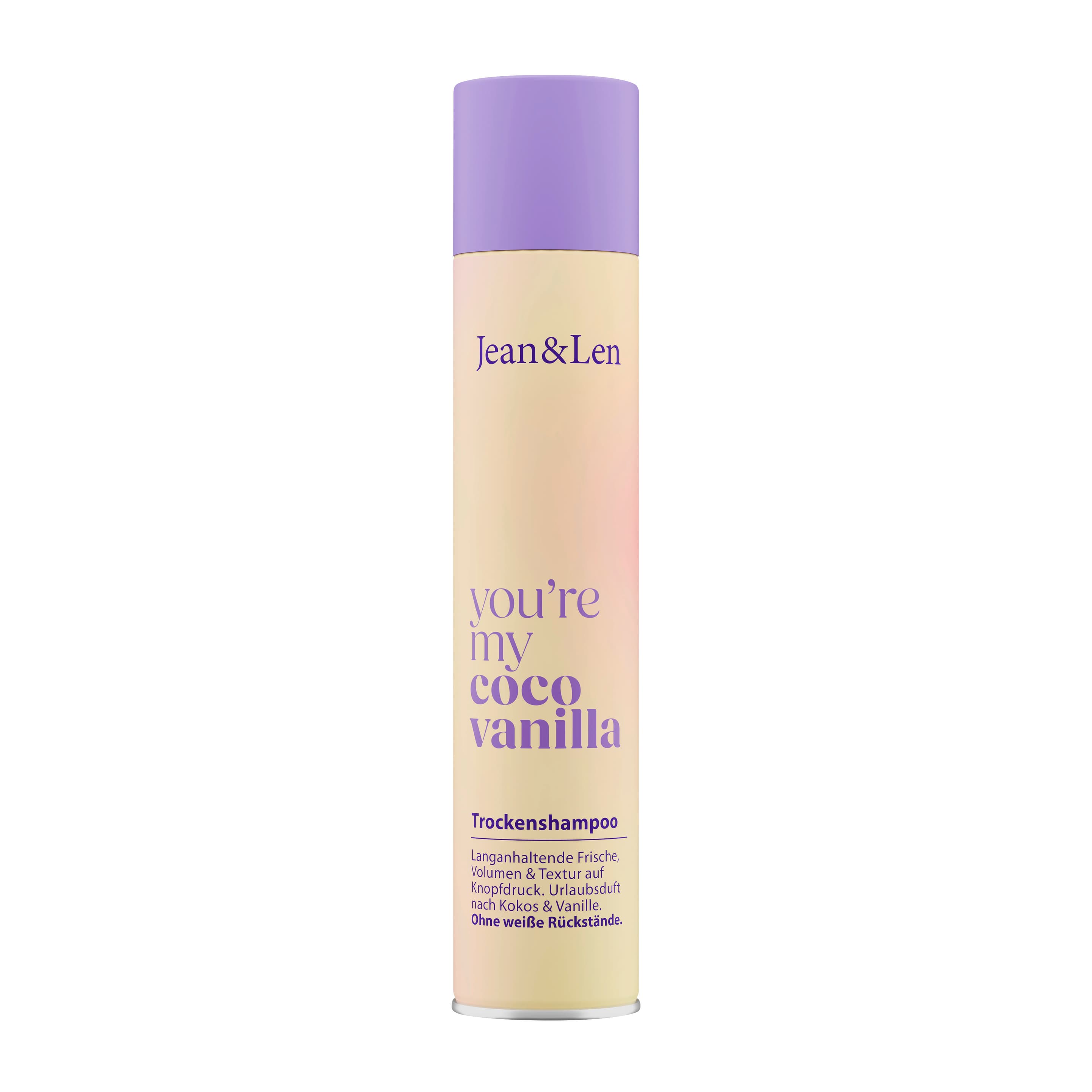 Jean&Len Trockenshampoo you're my coco vanilla