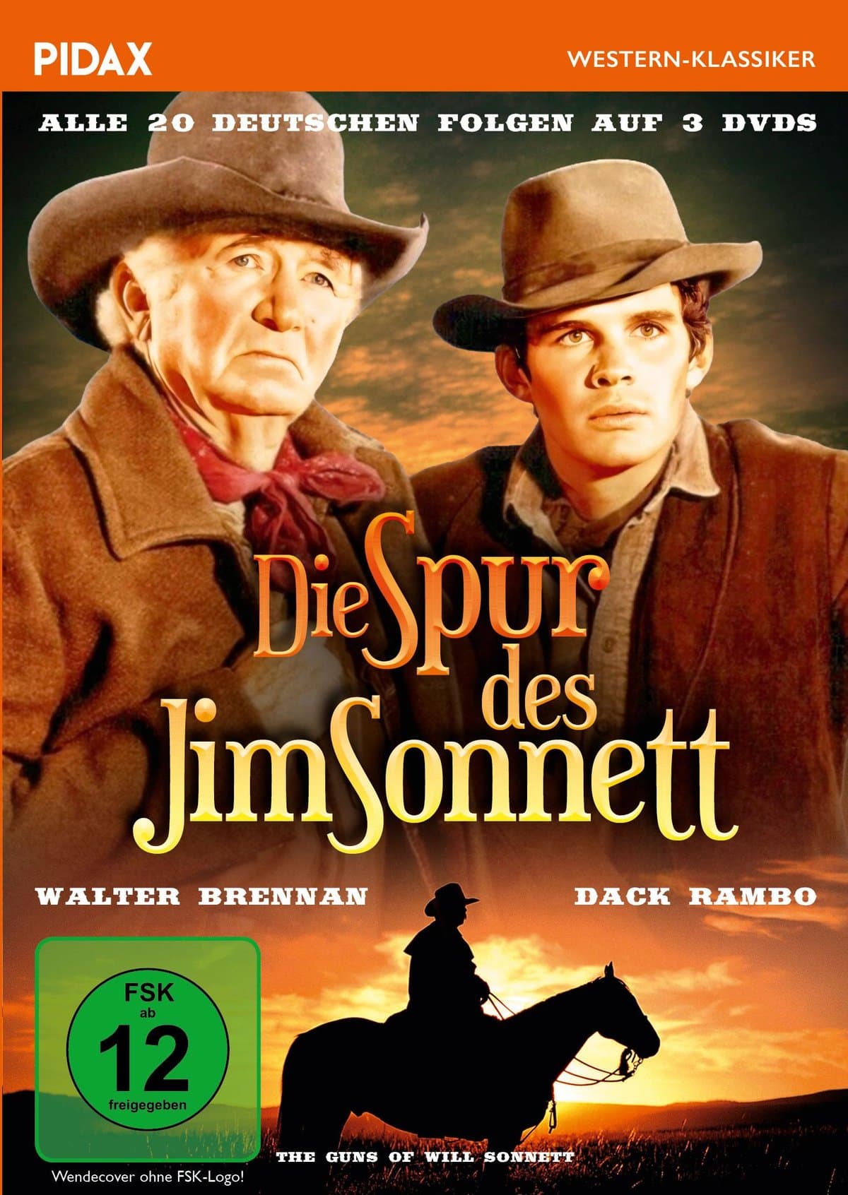 Die Spur des Jim Sonnett (The Guns of Will Sonnett) / Alle 20 deutsch synchronisierten Folgen der Westernserie mit