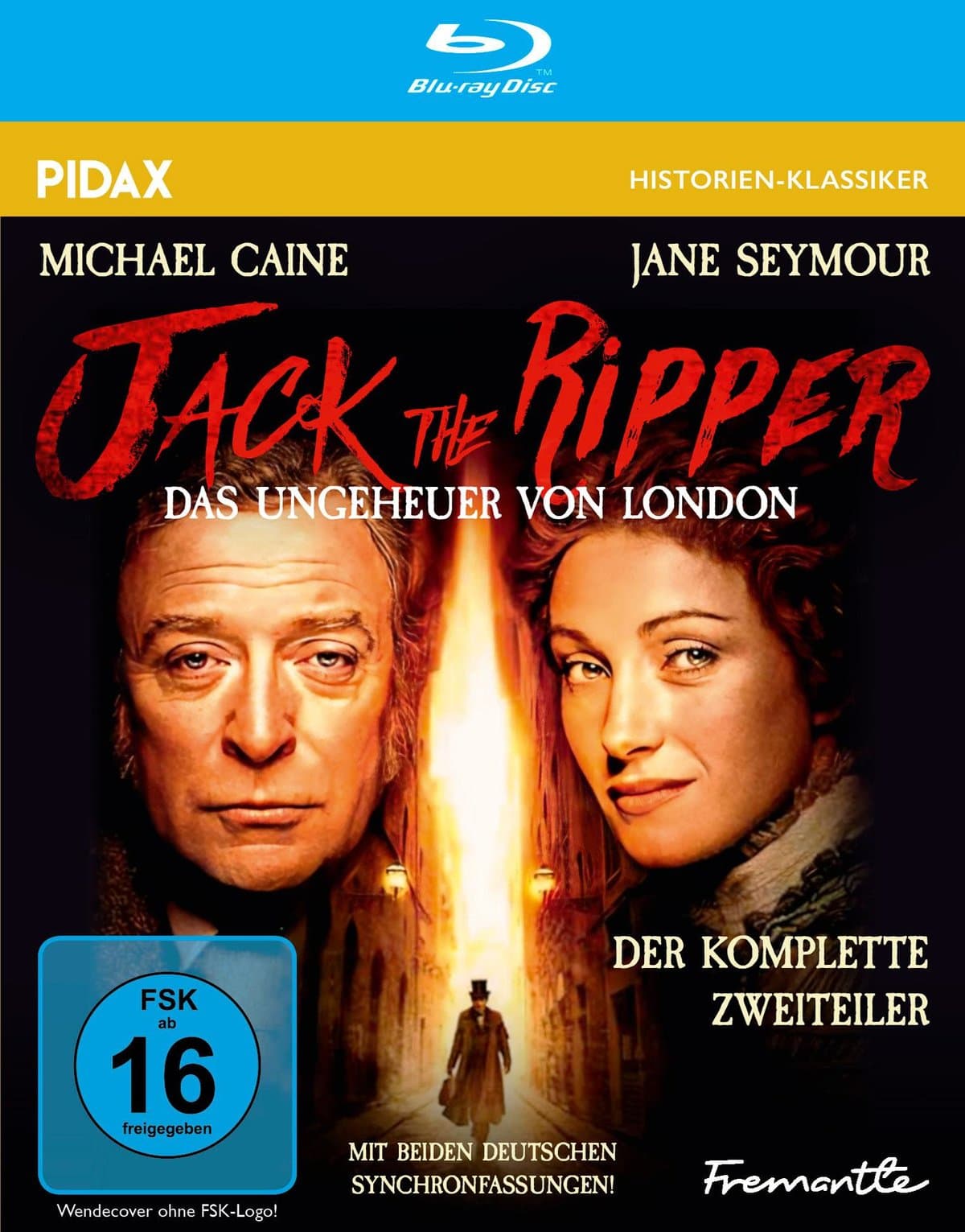 Jack the Ripper - Das Ungeheuer von London / Der komplette Zweiteiler mit Michael Caine und beiden deutschen Synchronfassungen