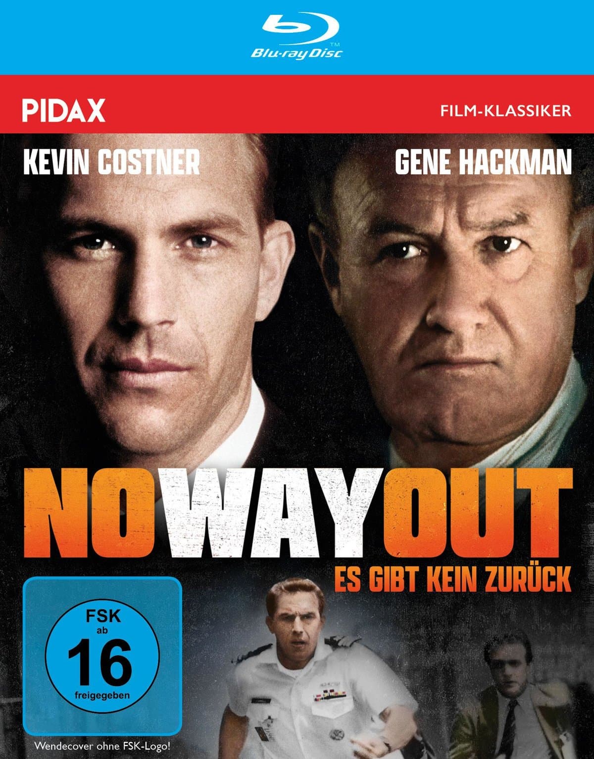No Way Out – Es gibt kein Zurück / Packender Kult-Thriller mit Kevin Costner und Gene Hackman (Pidax Film-Klassiker)