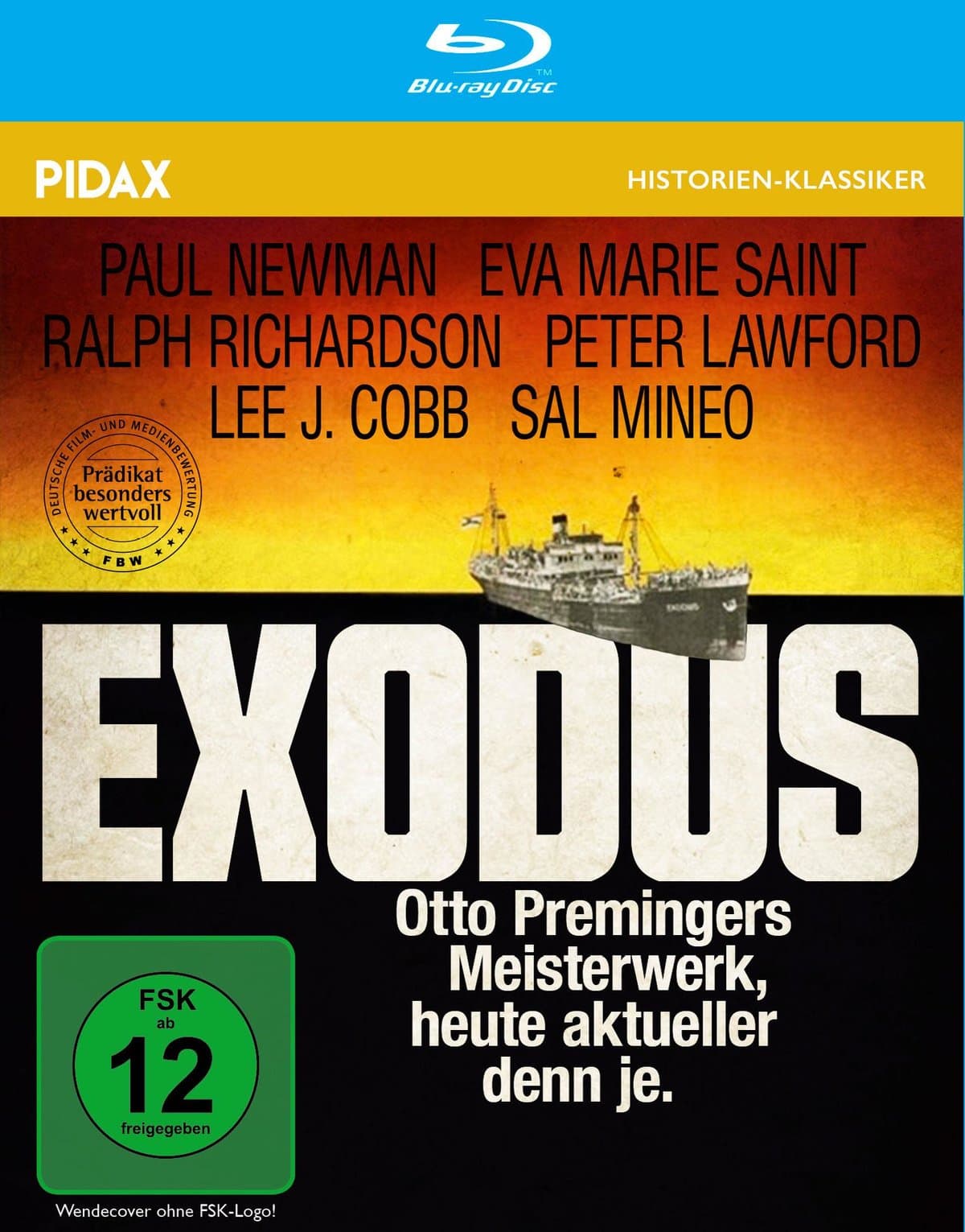 Exodus / Otto Premingers preisgekrönter Monumentalfilm mit absoluter Starbesetzung (Pidax Historien-Klassiker)