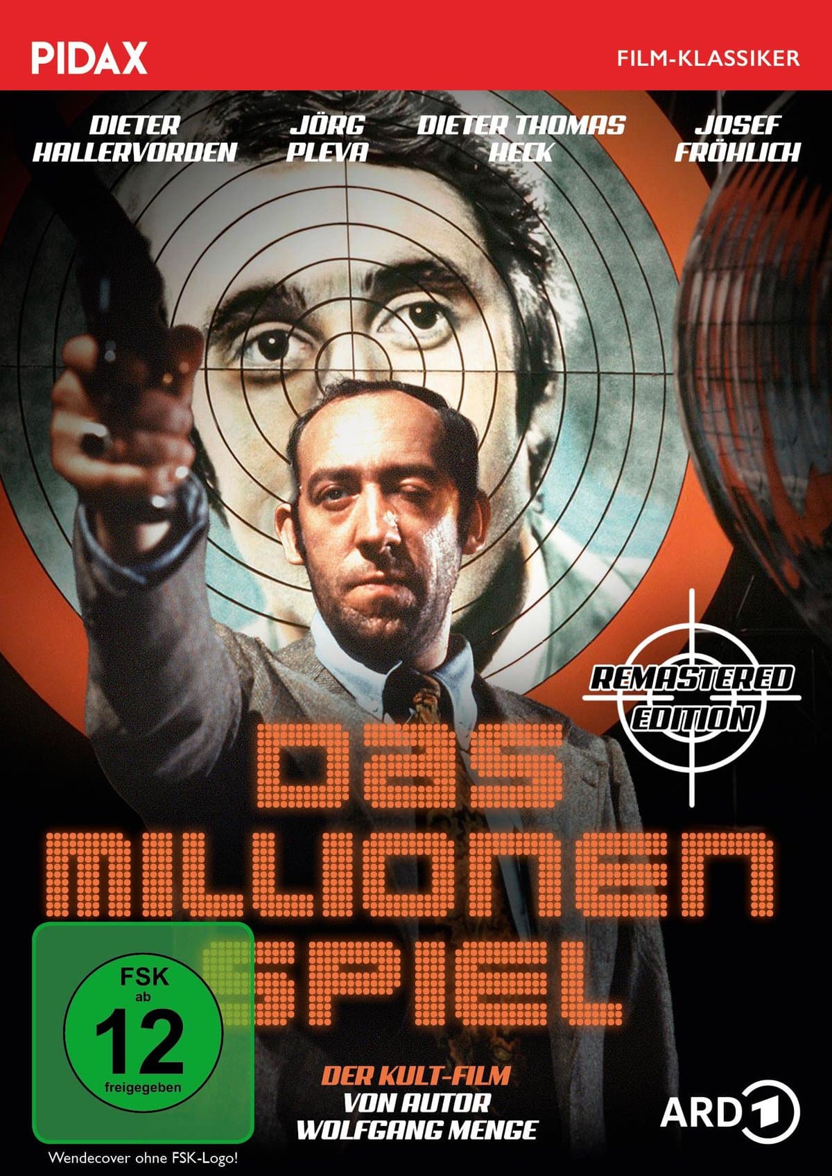 Das Millionenspiel - Remastered Edition / Visionärer Kult-Thriller mit Dieter Hallervorden und Dieter Thomas Heck (Pidax