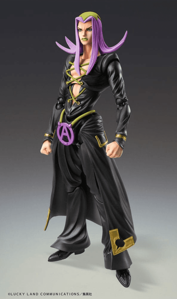 Medicos JoJo’s Bizarre Adventure Leone Abbacchio Black Super Action Statue 16 cm