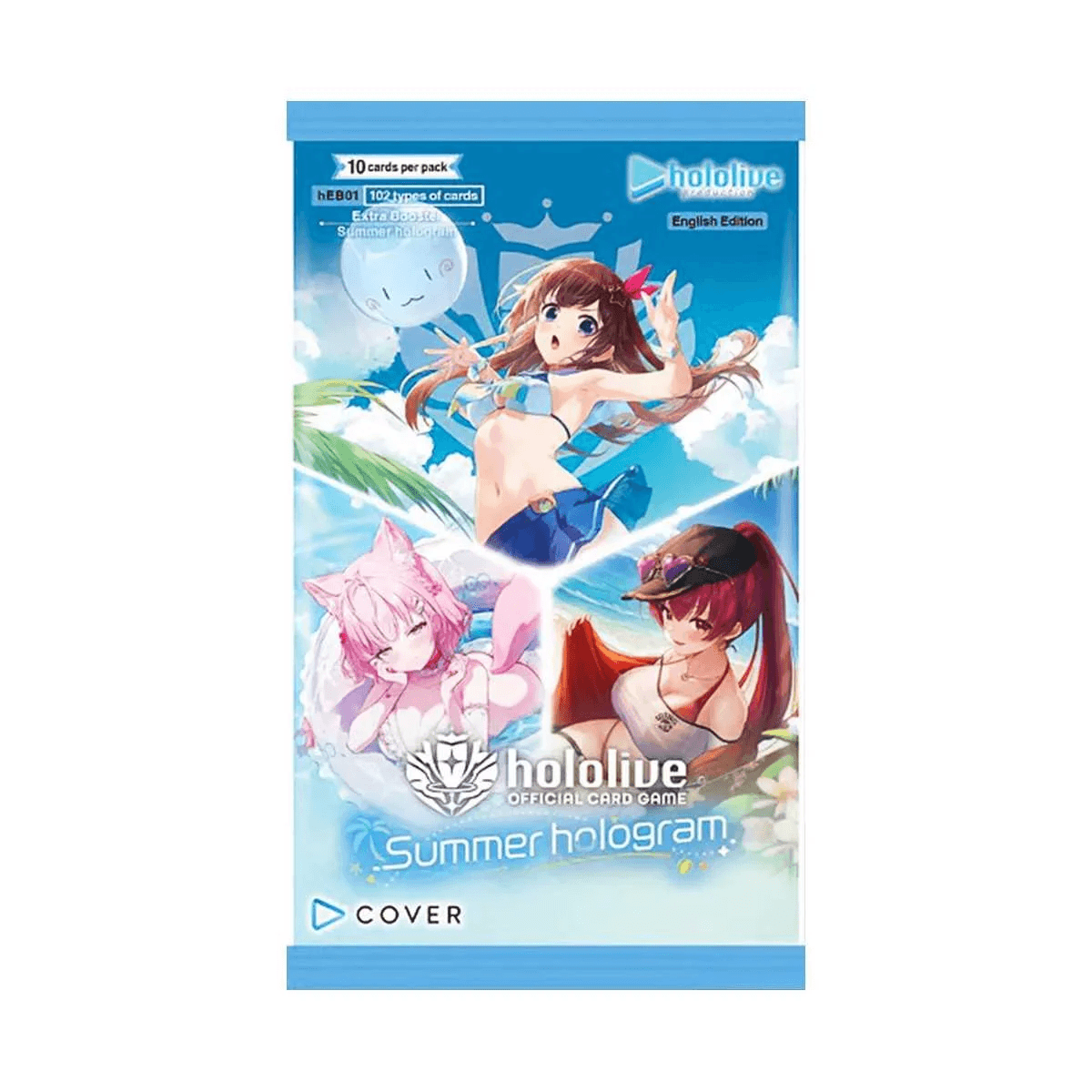 Hololive Official Card Game Extra Booster Pack Summer Hologram