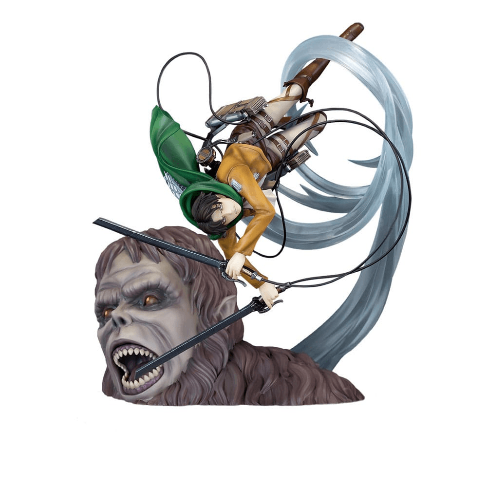 Proof Attack on Titan Levi vs Beast Titan Sammelfigur 27,5 cm