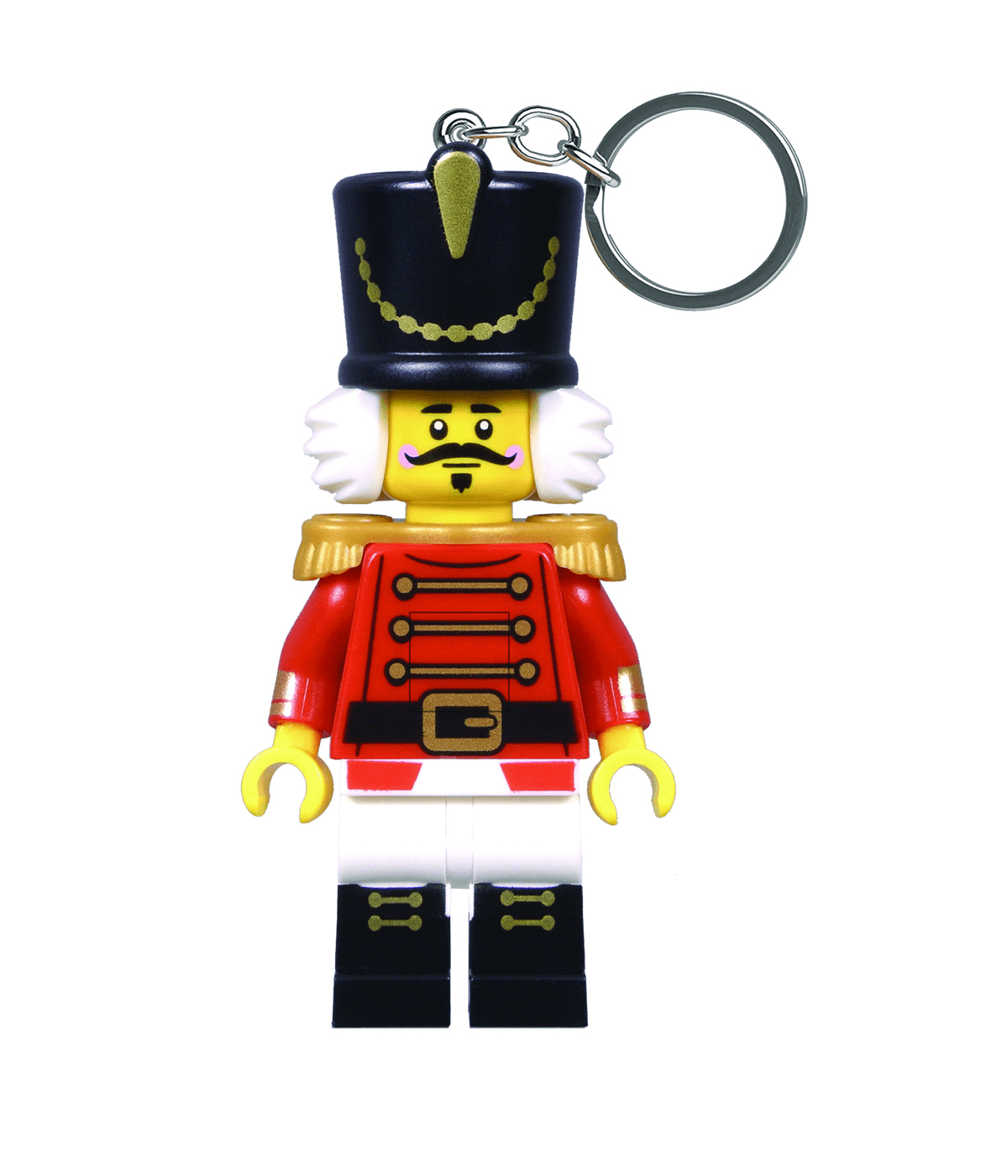 Joy Toy - LEGO Minifigures Keychain Light Nussknacker – Schlüsselanhänger mit LED-Licht im Weihnachtsdesign