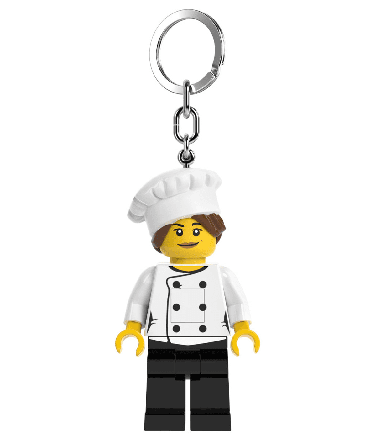 Joy Toy - LEGO Minifigures Keychain Light Gourmet Chef – Schlüsselanhänger mit LED-Licht im Koch-Design