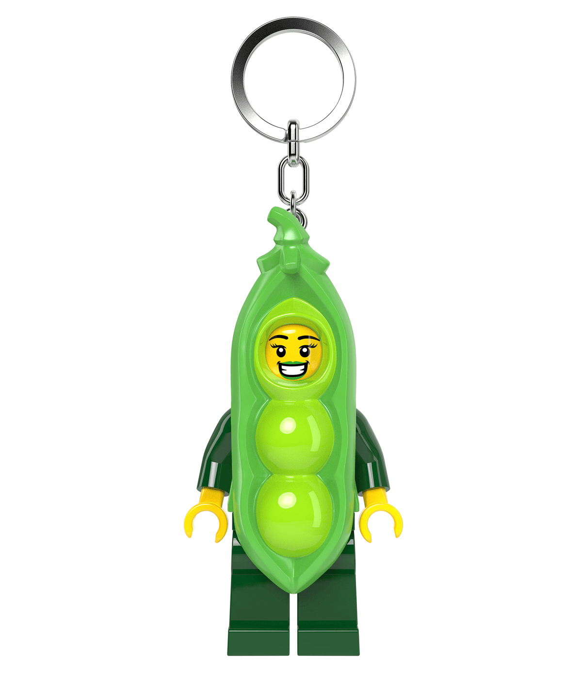 Joy Toy - LEGO Minifigures Keychain Light Erbsenschoten-Kostüm Mädchen – Schlüsselanhänger mit LED-Licht