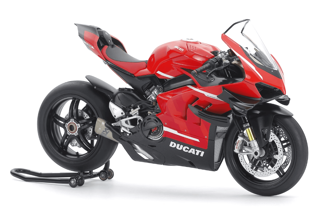 Tamiya - 1:12 Ducati Superleggera V4 m. Renn-Kit