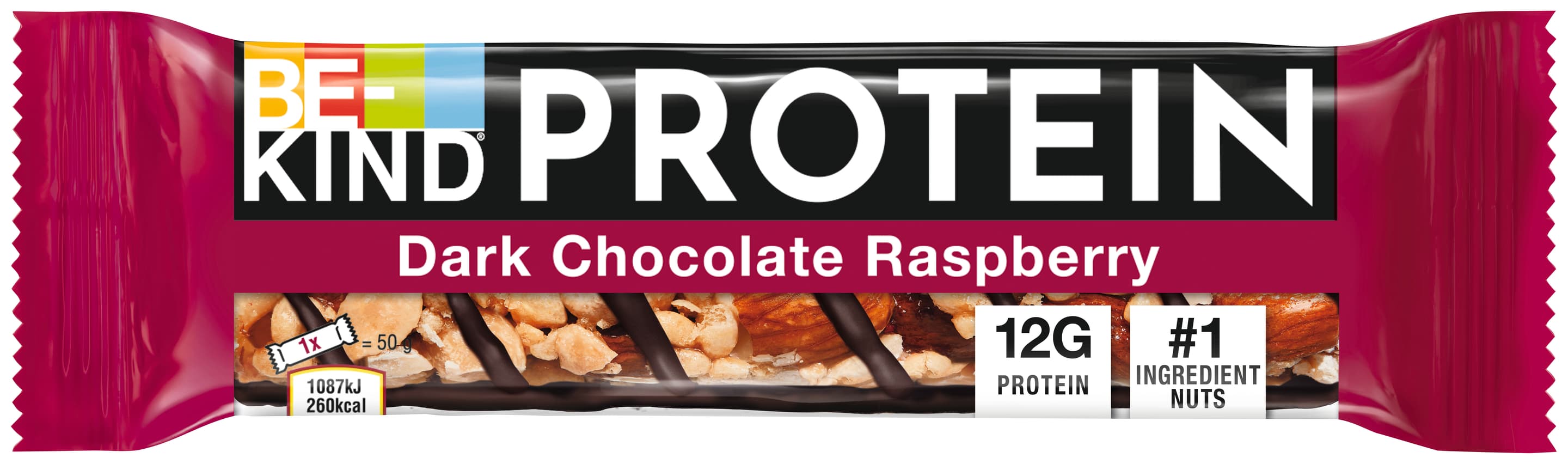 BE-KIND® PROTEIN Riegel Dark Chocolate Raspberry