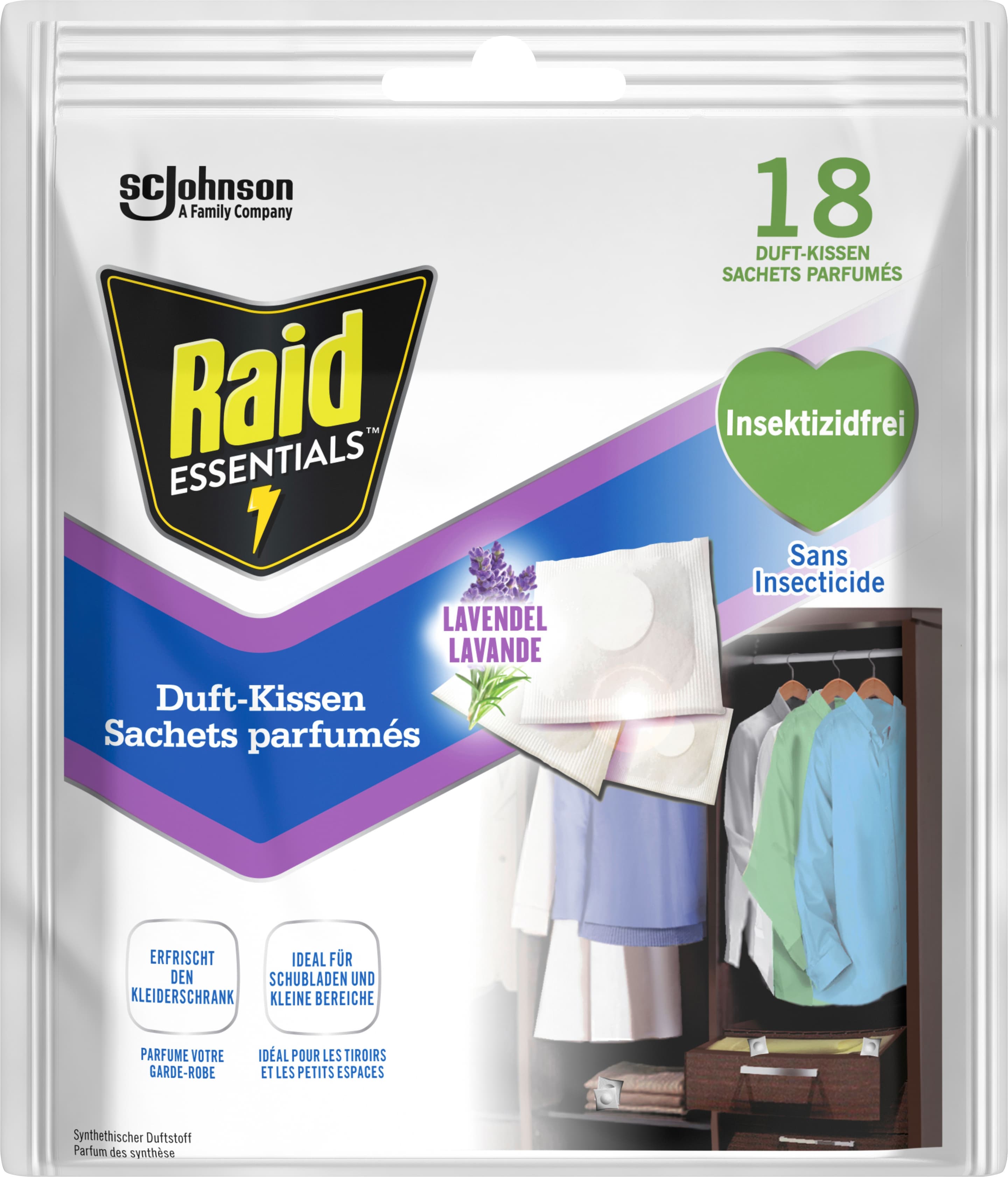 Raid Essentials Duft-Kissen Lavendel