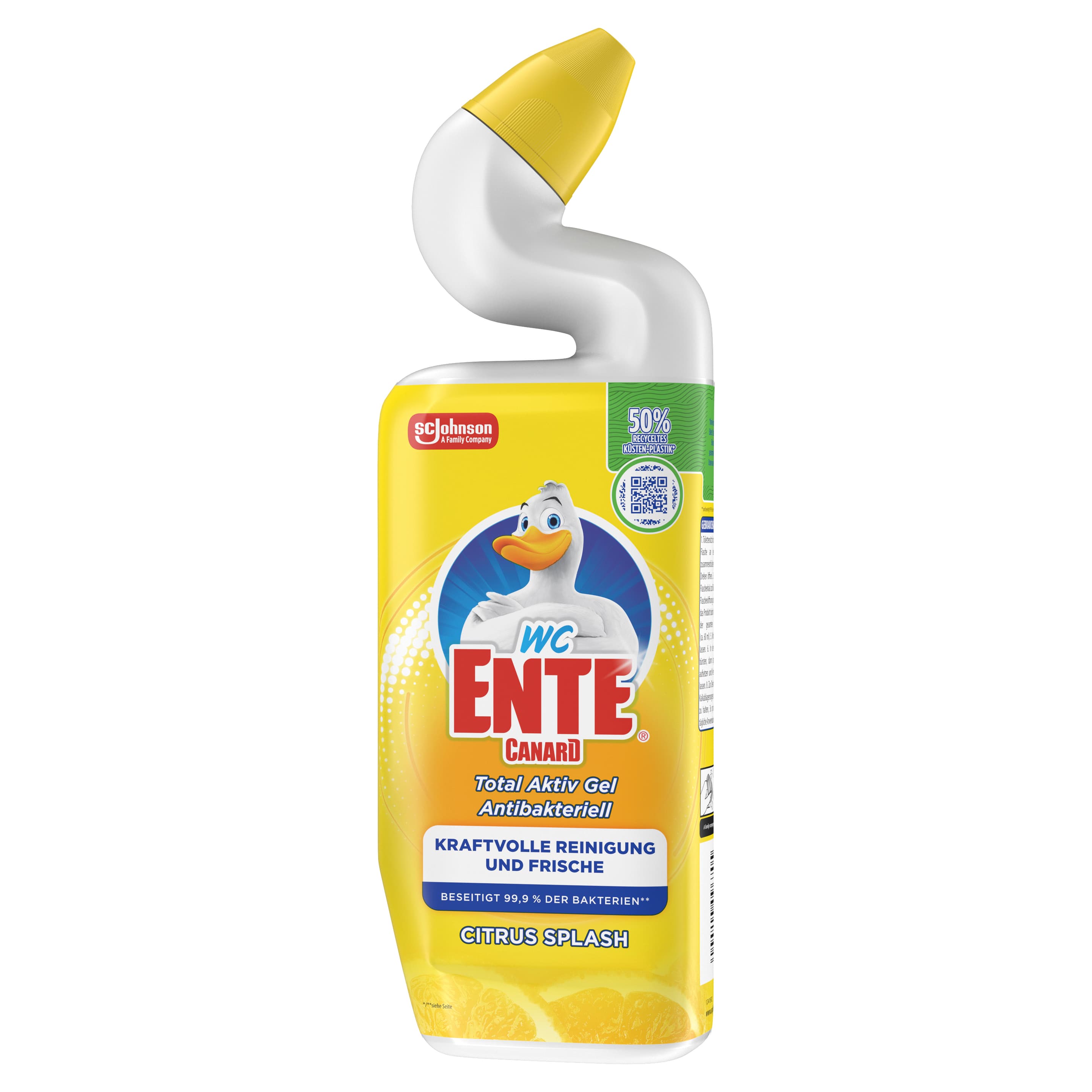 WC-Ente Total Aktiv Gel WC-Reiniger Citrus Splash
