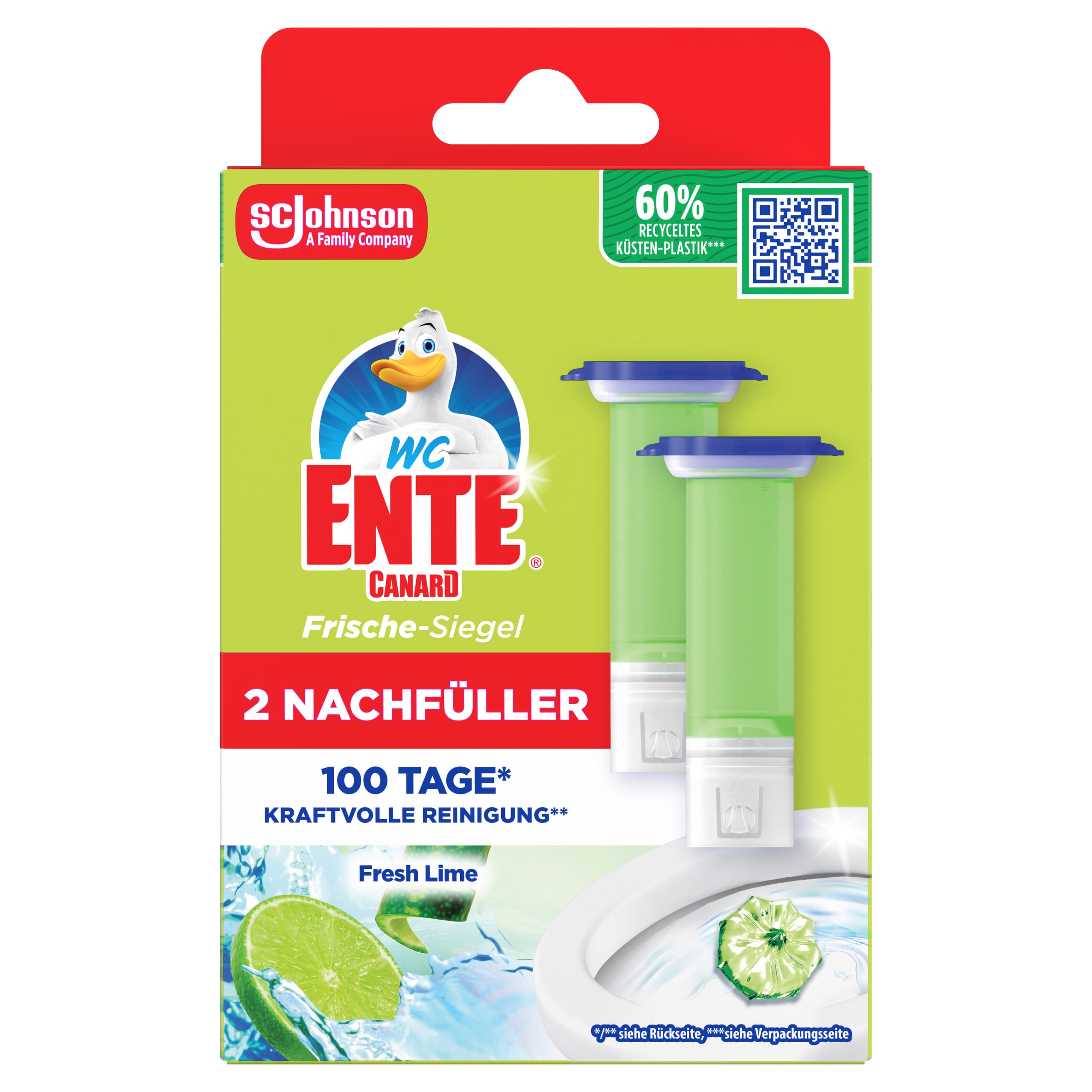 WC-Ente Frische Siegel Fresh Lime Nachfüllung