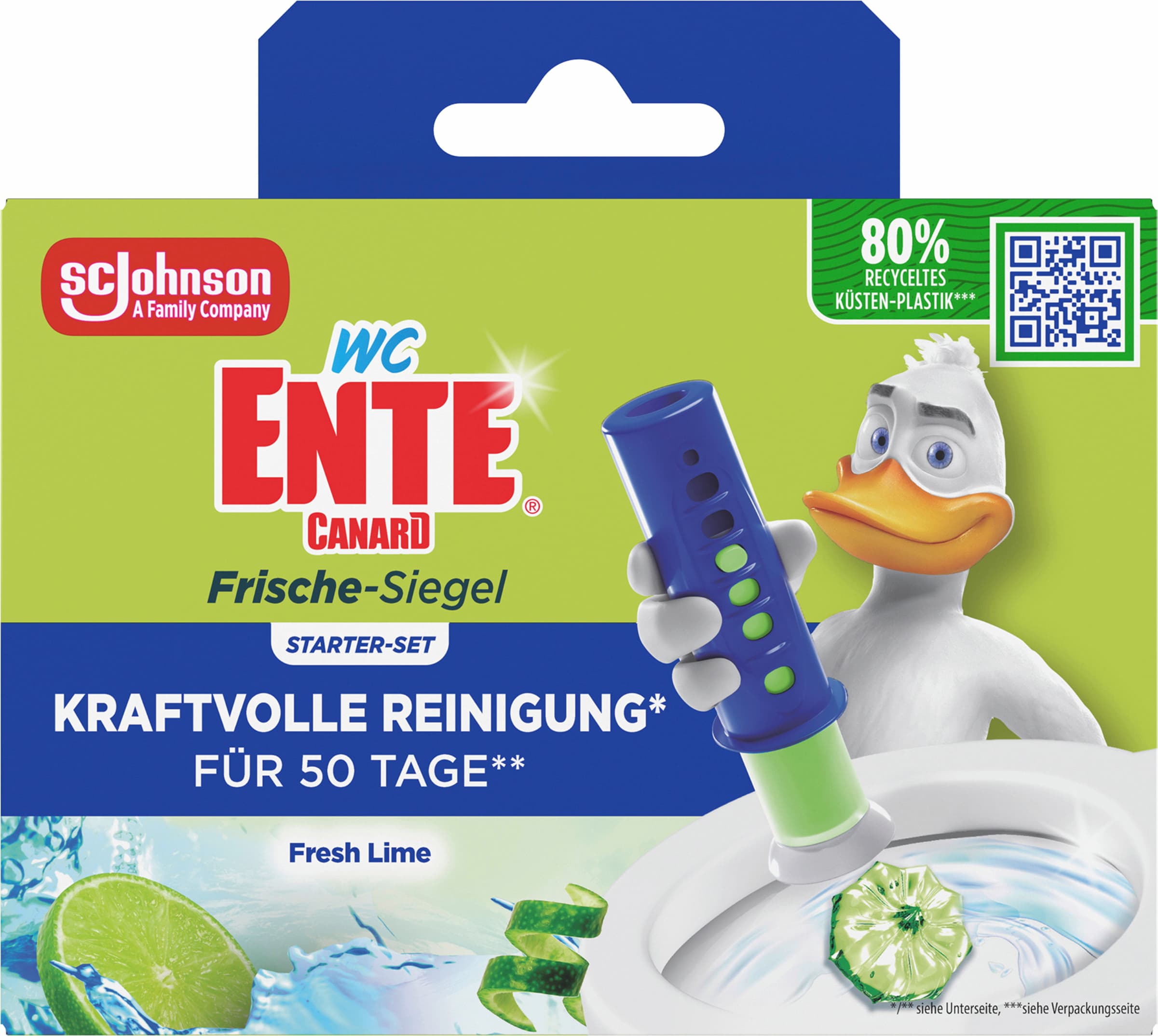 WC-Ente Frische Siegel Duft-WC-Reiniger Fresh Lime