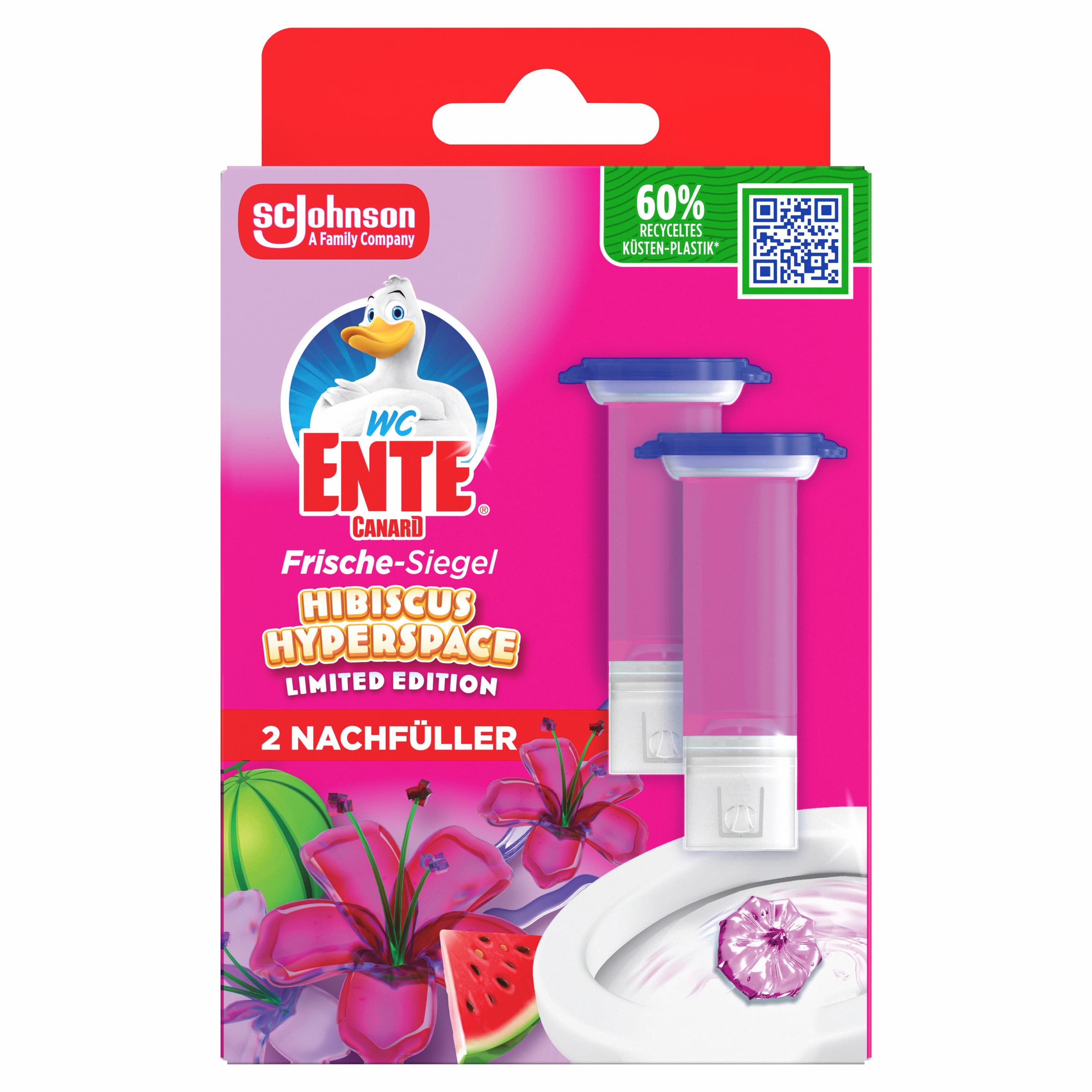 WC-Ente Frische-Siegel Nachfüller Hibiskus