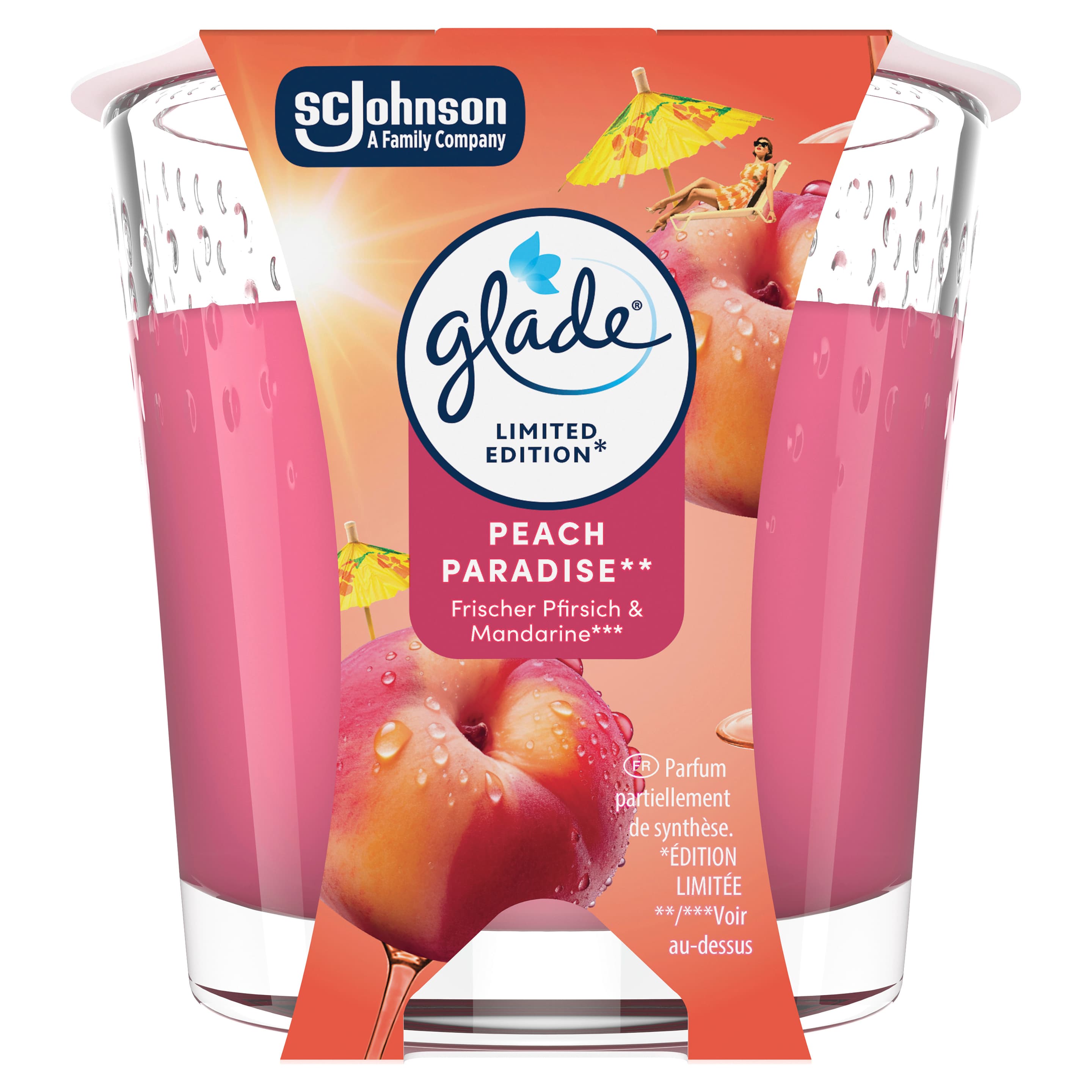 Glade Duftkerze Peach Paradise