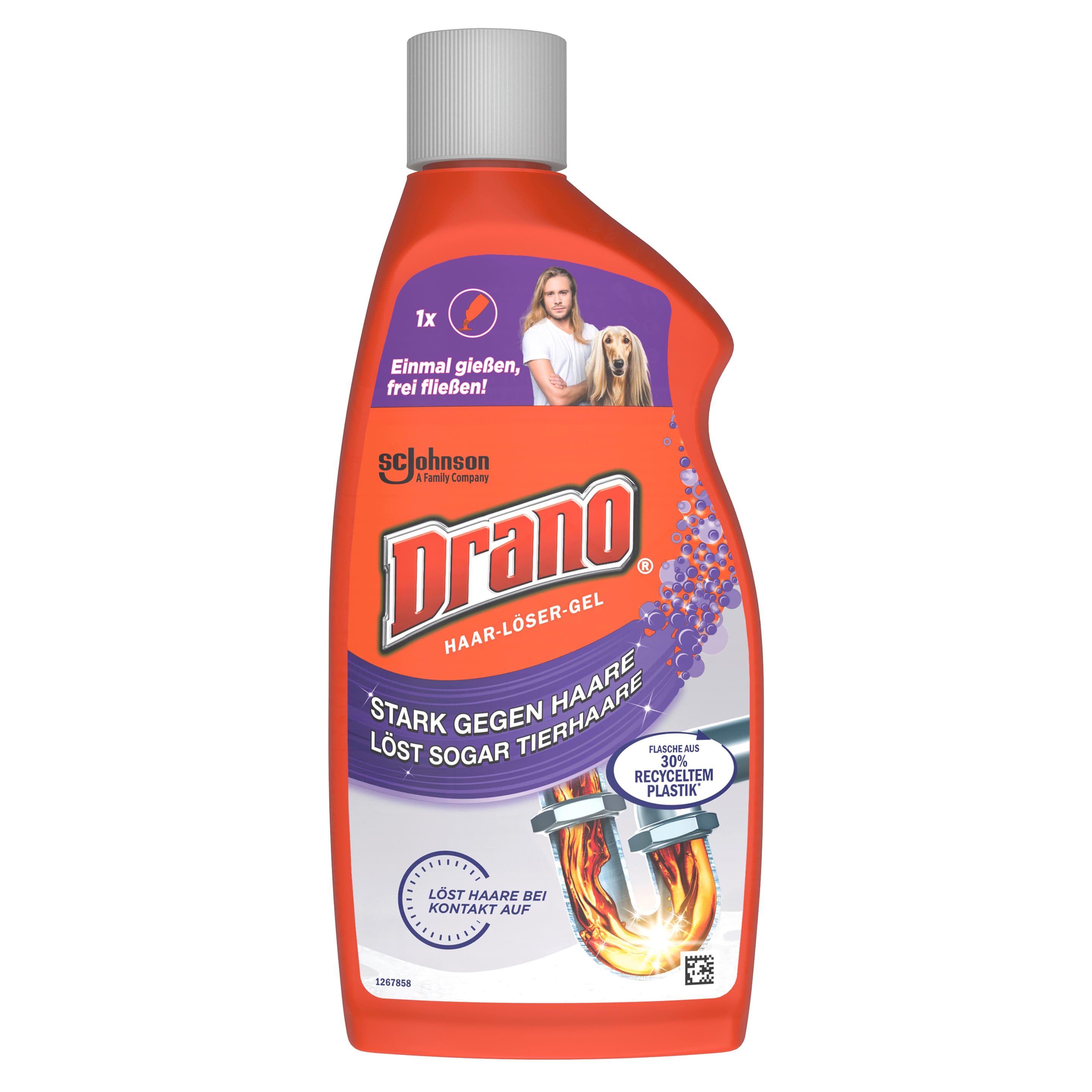 Gel Drano disolvedor de pelo