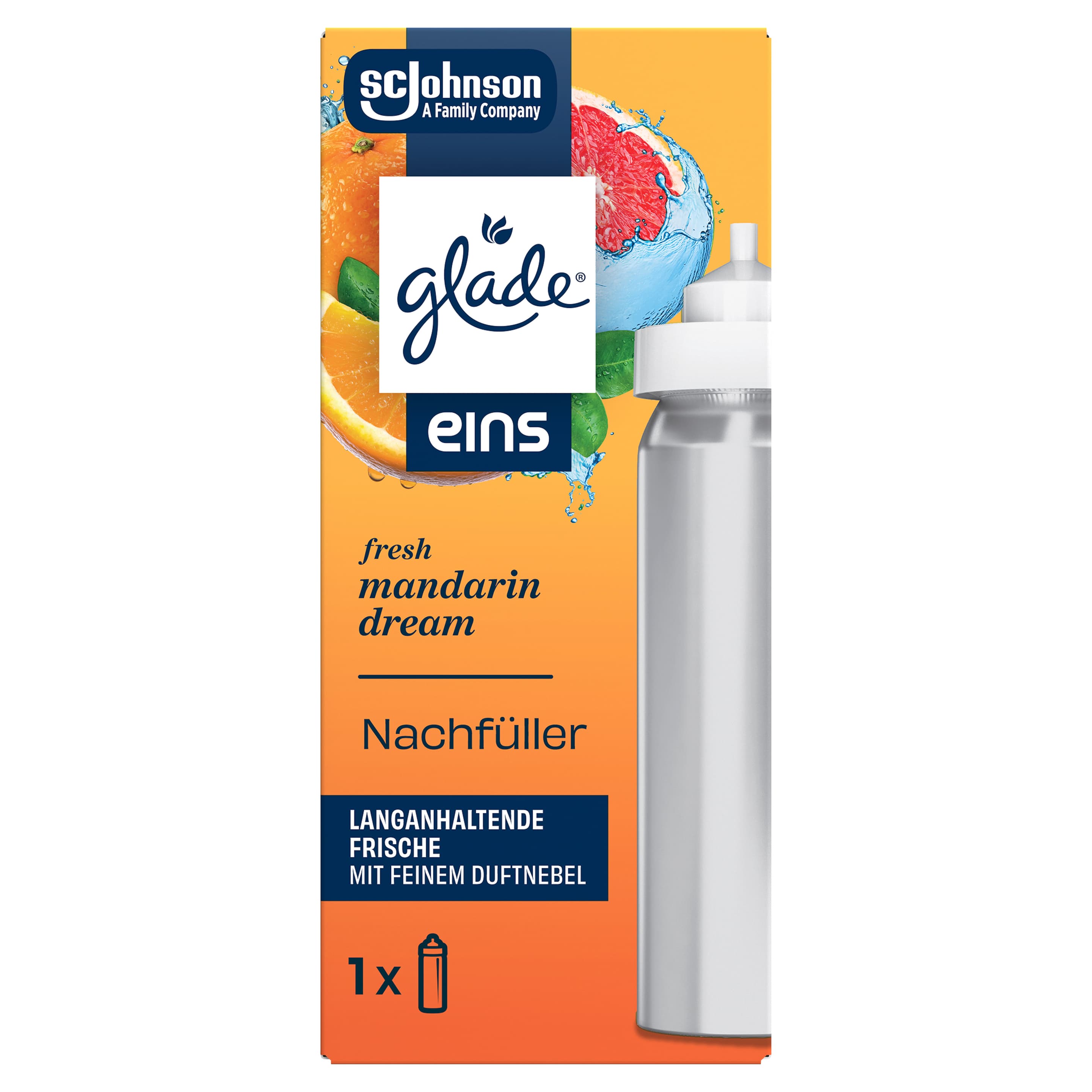 Glade® eins Nachfüller Fresh Mandarin Dream