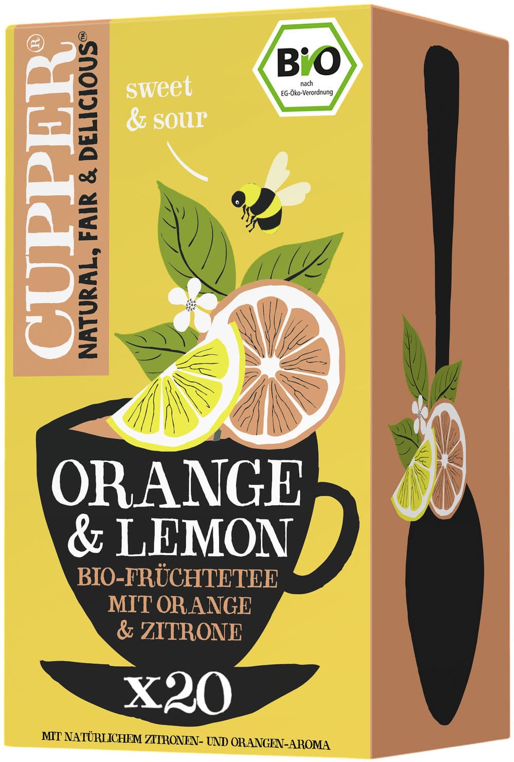 CUPPER Bio Früchtetee Orange & Lemon