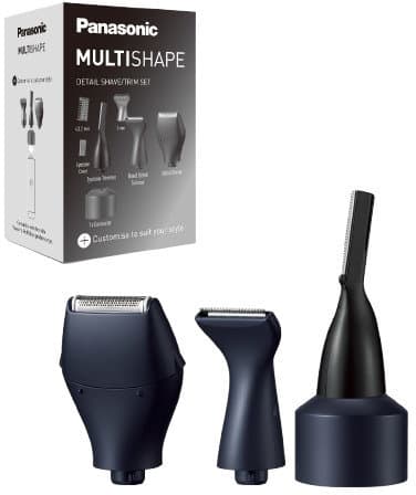 Panasonic Multishape Präzisions-Rasierer/Detailtrimmer-Set ER-CDT1-A301