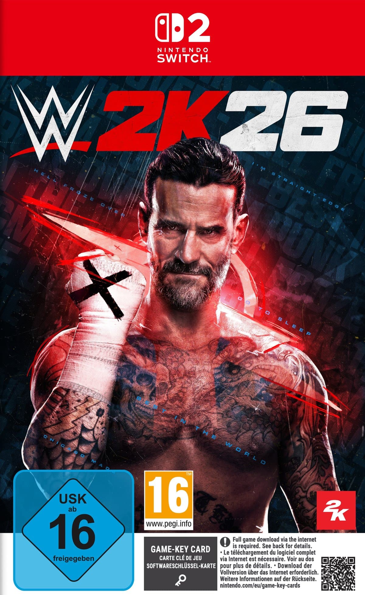 WWE 2K26 (Key Card) - Nintendo Switch 2